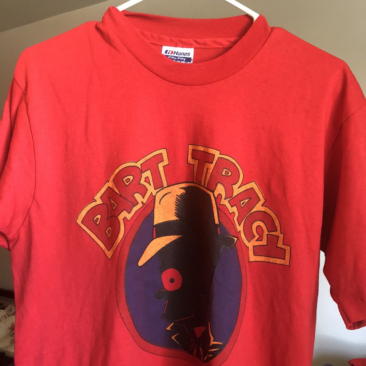 The Simpsons Vintage 90s Bart Simpson Dick Black Bart Tracy Red Logo Tee Size US L / EU 52-54 / 3 - 1 Thumbnail