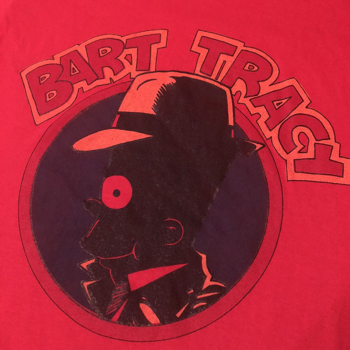 The Simpsons Vintage 90s Bart Simpson Dick Black Bart Tracy Red Logo Tee Size US L / EU 52-54 / 3 - 4 Thumbnail