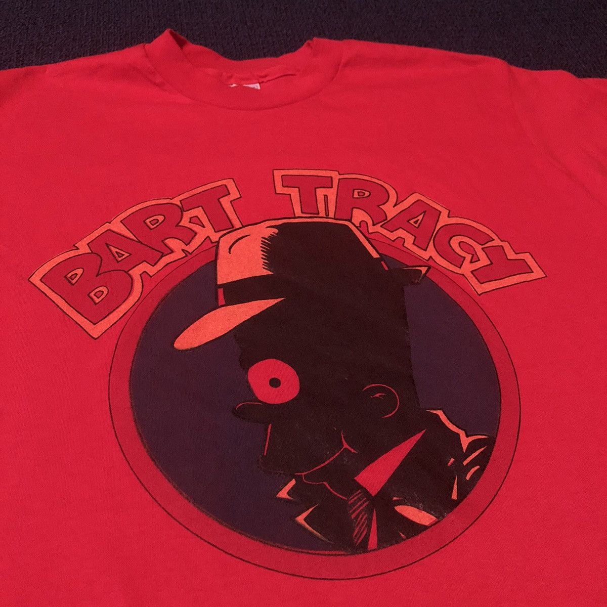 The Simpsons Vintage 90s Bart Simpson Dick Black Bart Tracy Red Logo Tee Size US L / EU 52-54 / 3 - 2 Thumbnail