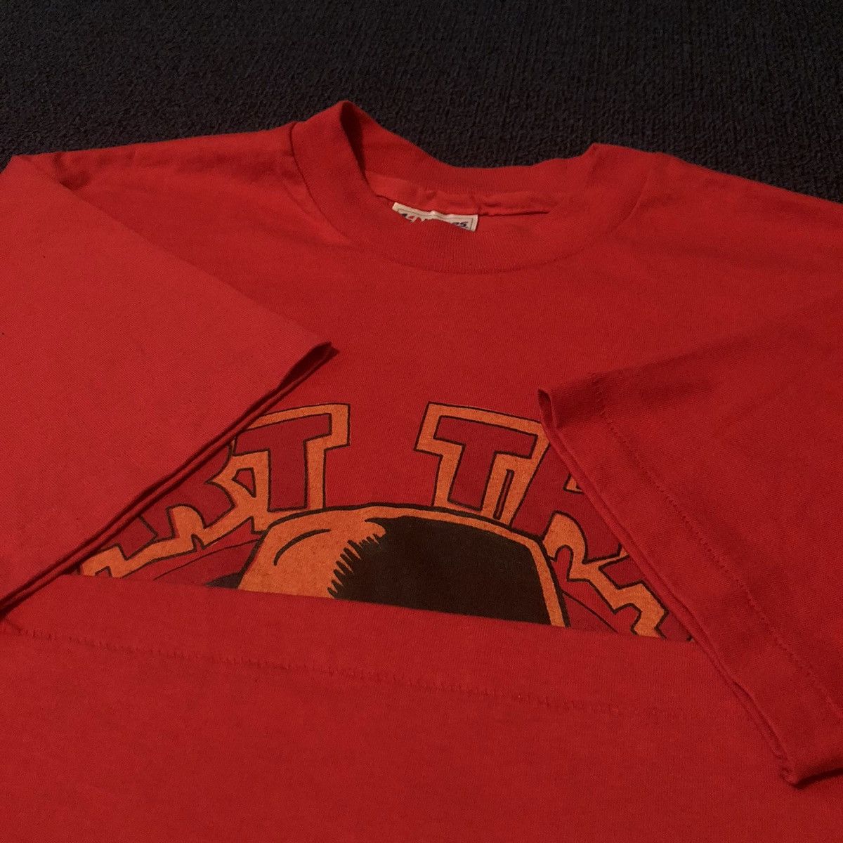 The Simpsons Vintage 90s Bart Simpson Dick Black Bart Tracy Red Logo Tee Size US L / EU 52-54 / 3 - 5 Thumbnail
