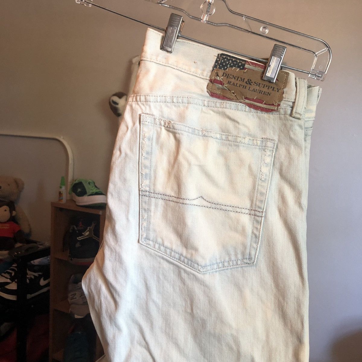 Vintage Denim & Supply RL Slim Distressed Denim Jeans 36x30