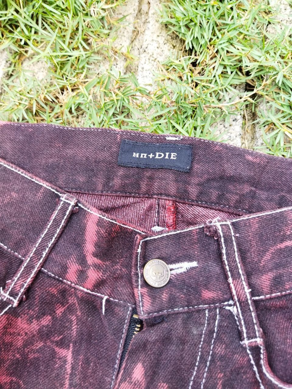 If Six Was Nine Vintage U.G.T HN+Die Japan Bleach Tie Dye Bootcut Jeans Size US 29 - 12 Thumbnail