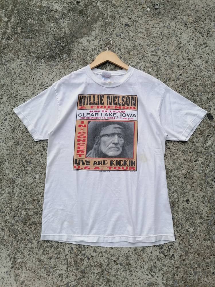 Band Tees × Vintage Vintage Murina Willie Nelson And Friends USA Tour Tee Size US M / EU 48-50 / 2 - 1 Thumbnail