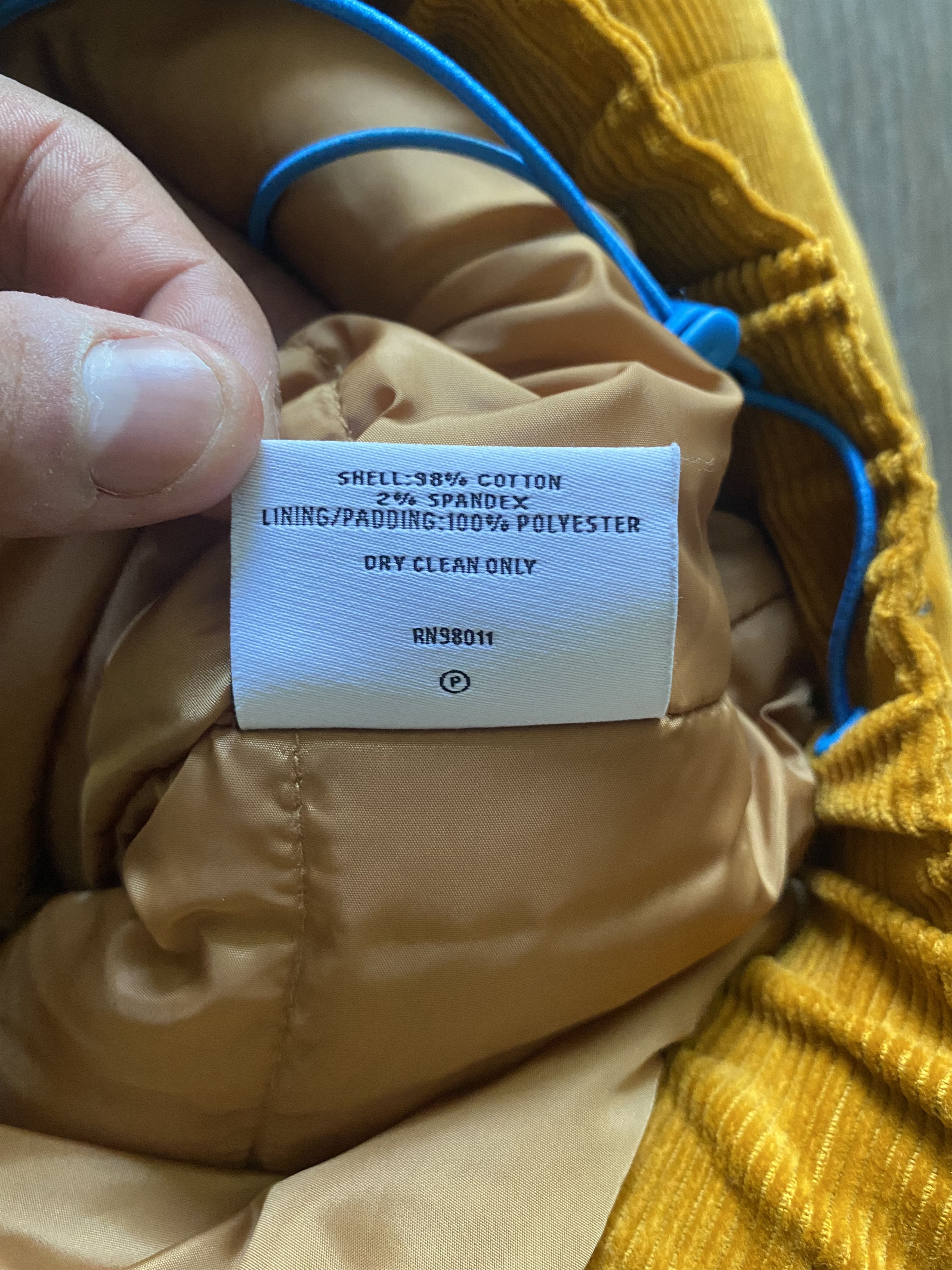 Icecream Corduroy Icecream Running Dog Print Puffer Size US M / EU 48-50 / 2 - 4 Thumbnail