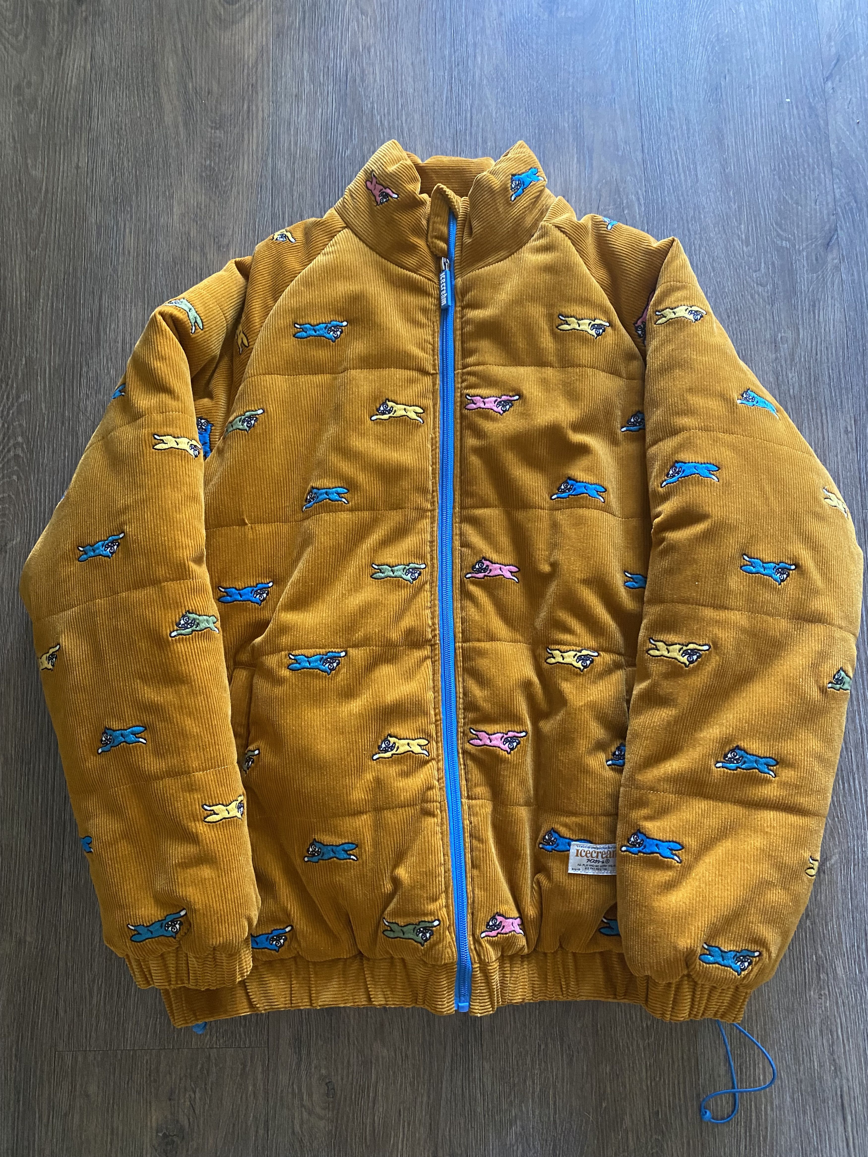 Icecream Corduroy Icecream Running Dog Print Puffer Size US M / EU 48-50 / 2 - 1 Thumbnail