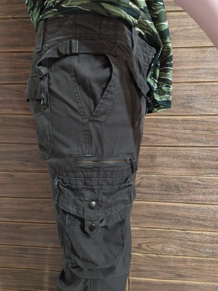 Gap 🔥Gap Cargo Multipocket Tactical Parachute Pants Size US 29 - 16 Thumbnail