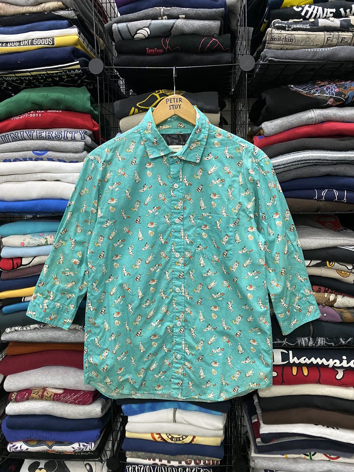 Designer RÖVTSKI BUTTON SHIRT Size US M / EU 48-50 / 2 - 1 Thumbnail