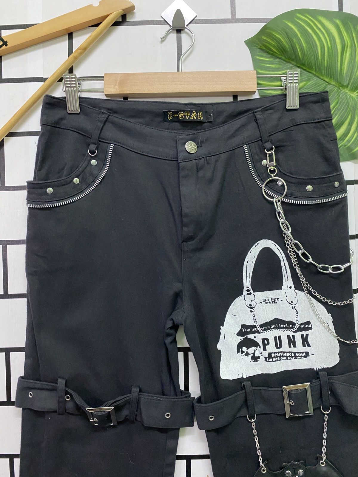 Japanese Brand × Seditionaries Japanese Brand K-STAR Bondage Punk Style Pants Size US 30 / EU 46 - 3 Thumbnail