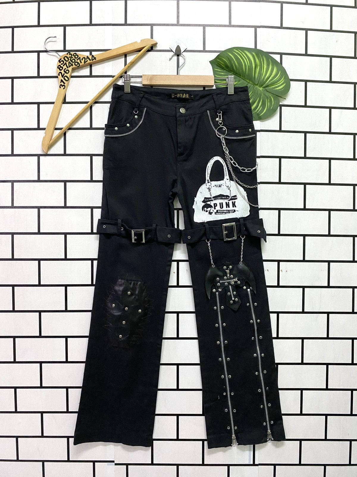 Japanese Brand × Seditionaries Japanese Brand K-STAR Bondage Punk Style Pants Size US 30 / EU 46 - 1 Thumbnail