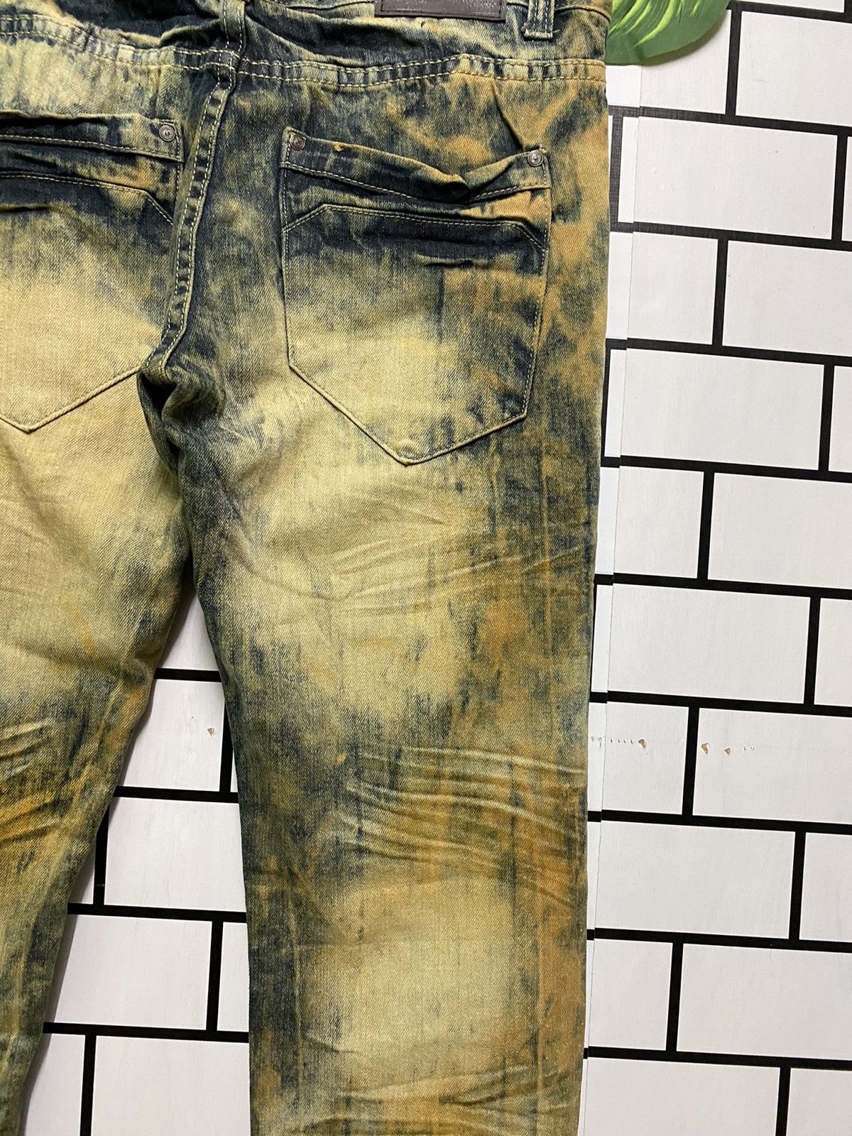 Designer Rusty🔥GS-115 Distressed Splash Painter Denim Size US 34 / EU 50 - 13 Thumbnail