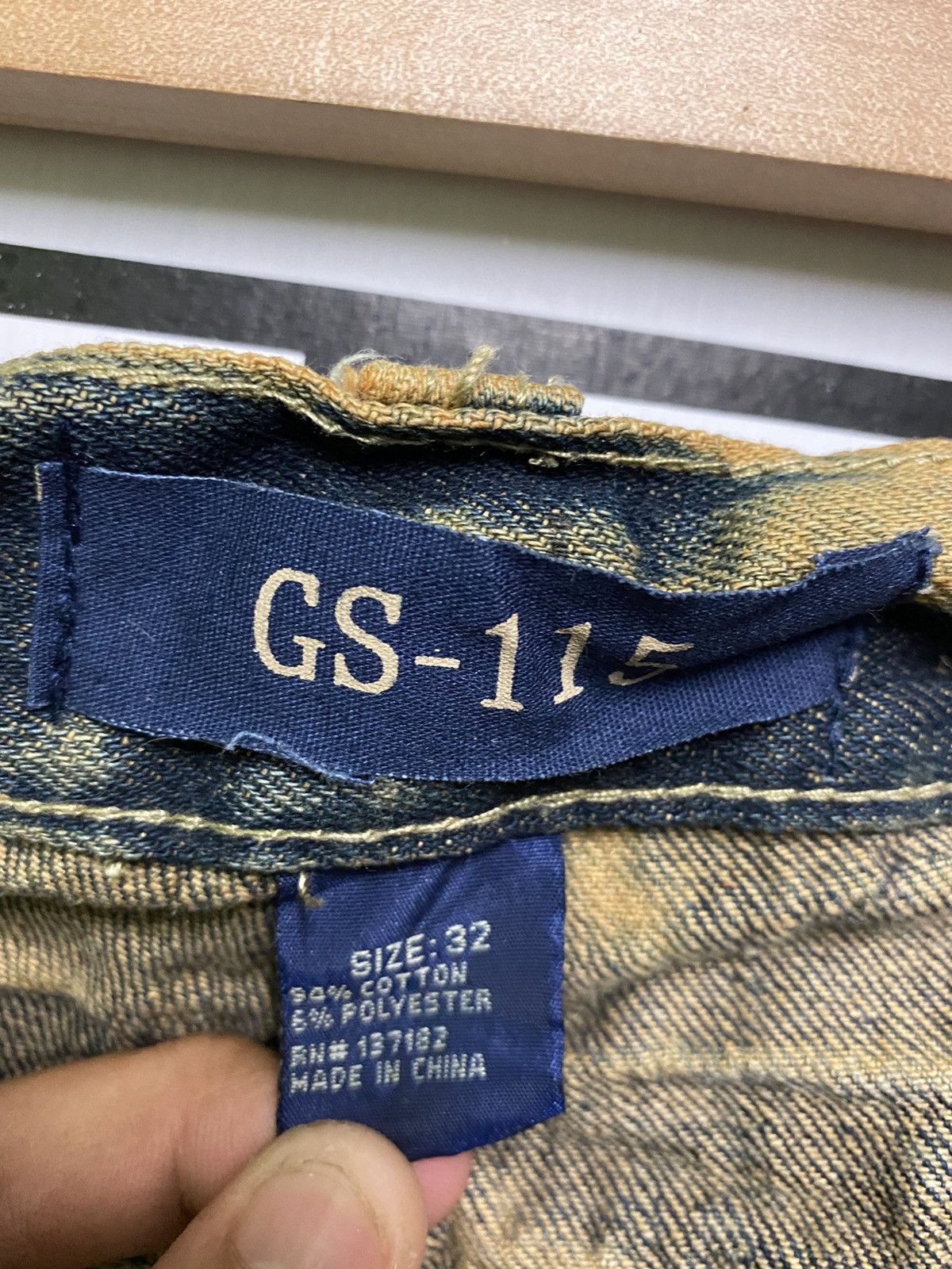 Designer Rusty🔥GS-115 Distressed Splash Painter Denim Size US 34 / EU 50 - 17 Thumbnail