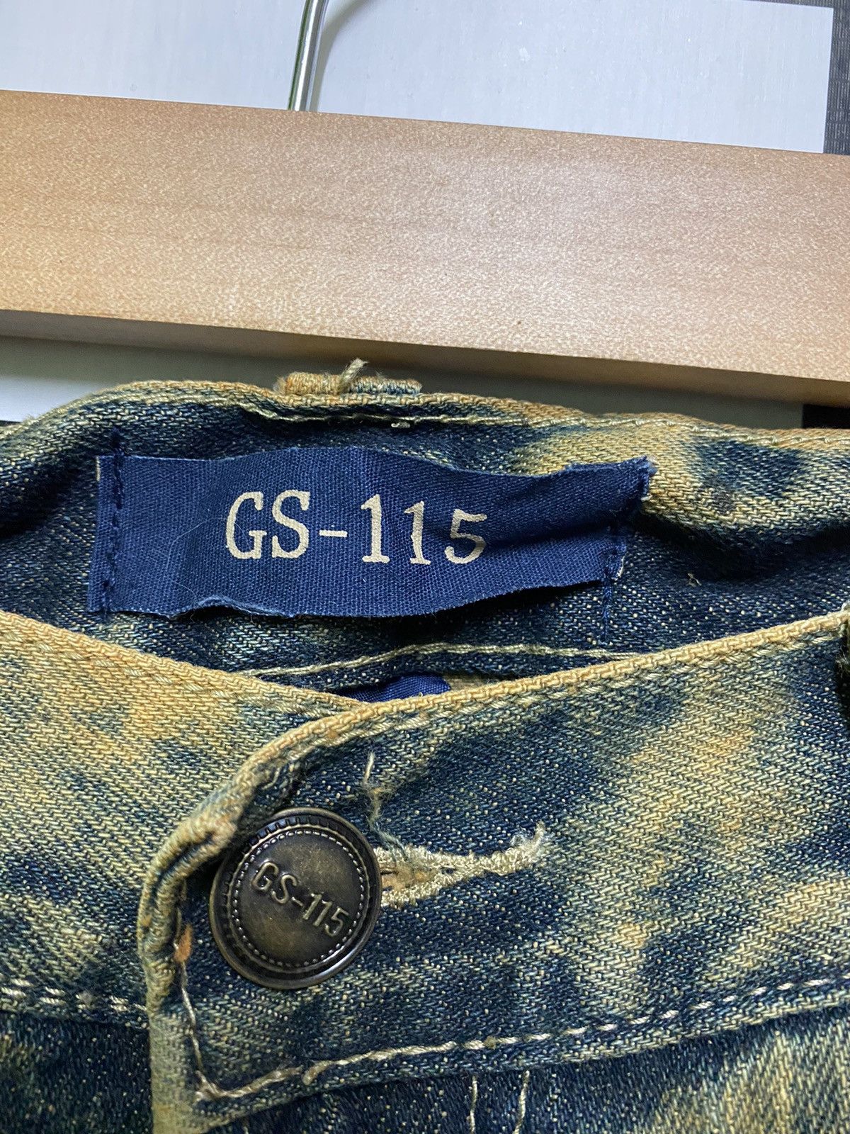 Designer Rusty🔥GS-115 Distressed Splash Painter Denim Size US 34 / EU 50 - 10 Thumbnail