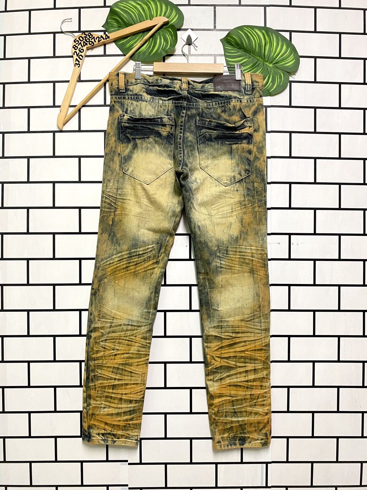 Designer Rusty🔥GS-115 Distressed Splash Painter Denim Size US 34 / EU 50 - 2 Thumbnail