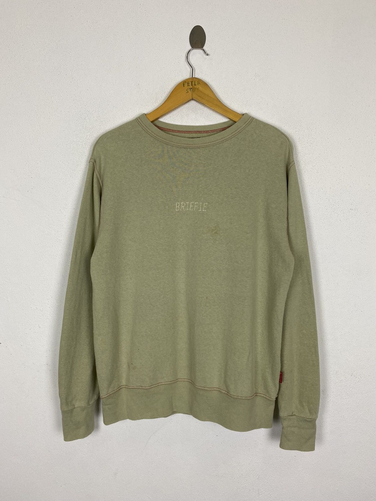 Japanese Brand SLOUCH BRIEFIE SWEATER Size US M / EU 48-50 / 2 - 2 Thumbnail