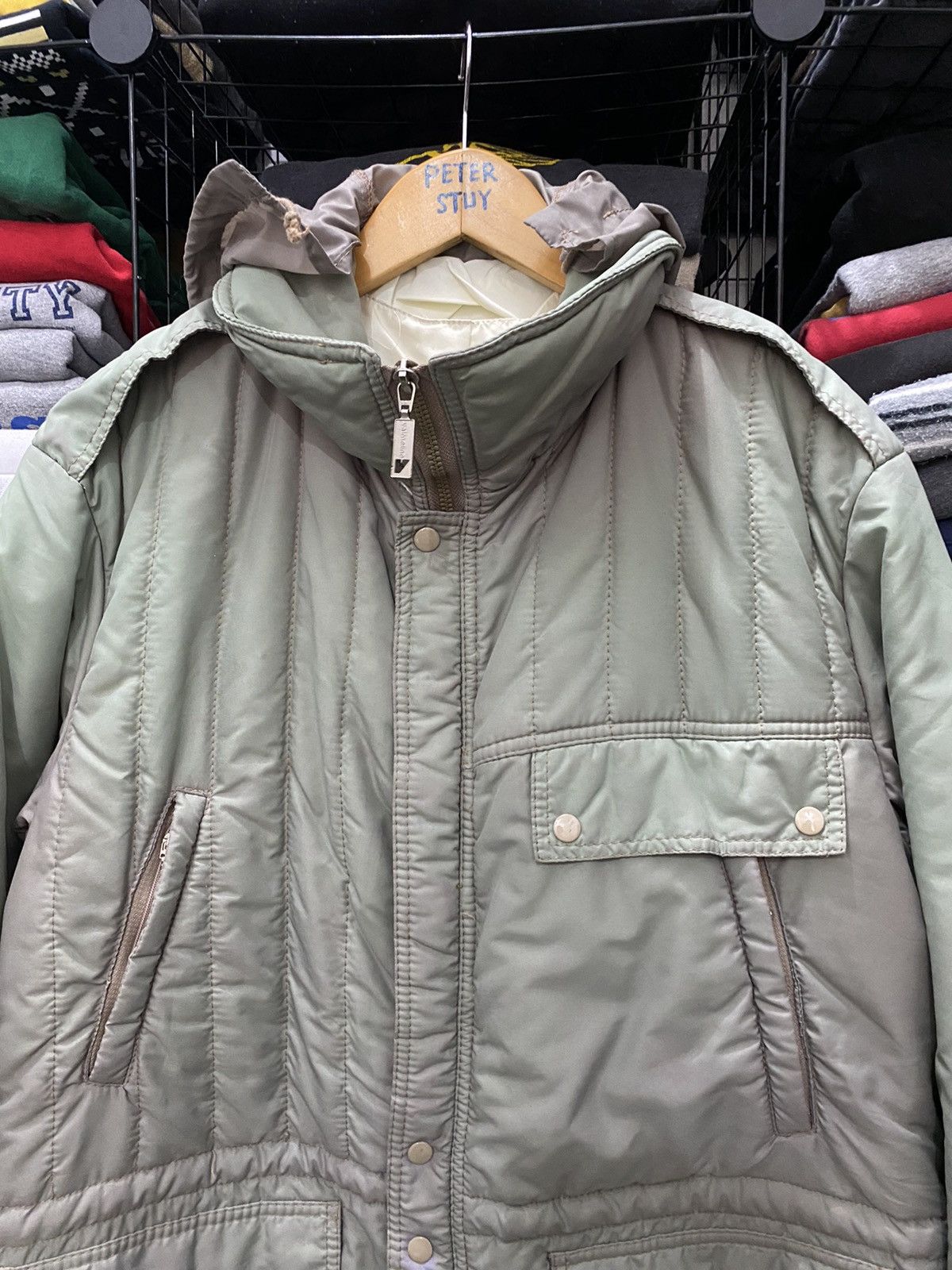 Designer Velmeline Made Germany quilted Jacket Size US L / EU 52-54 / 3 - 6 Thumbnail