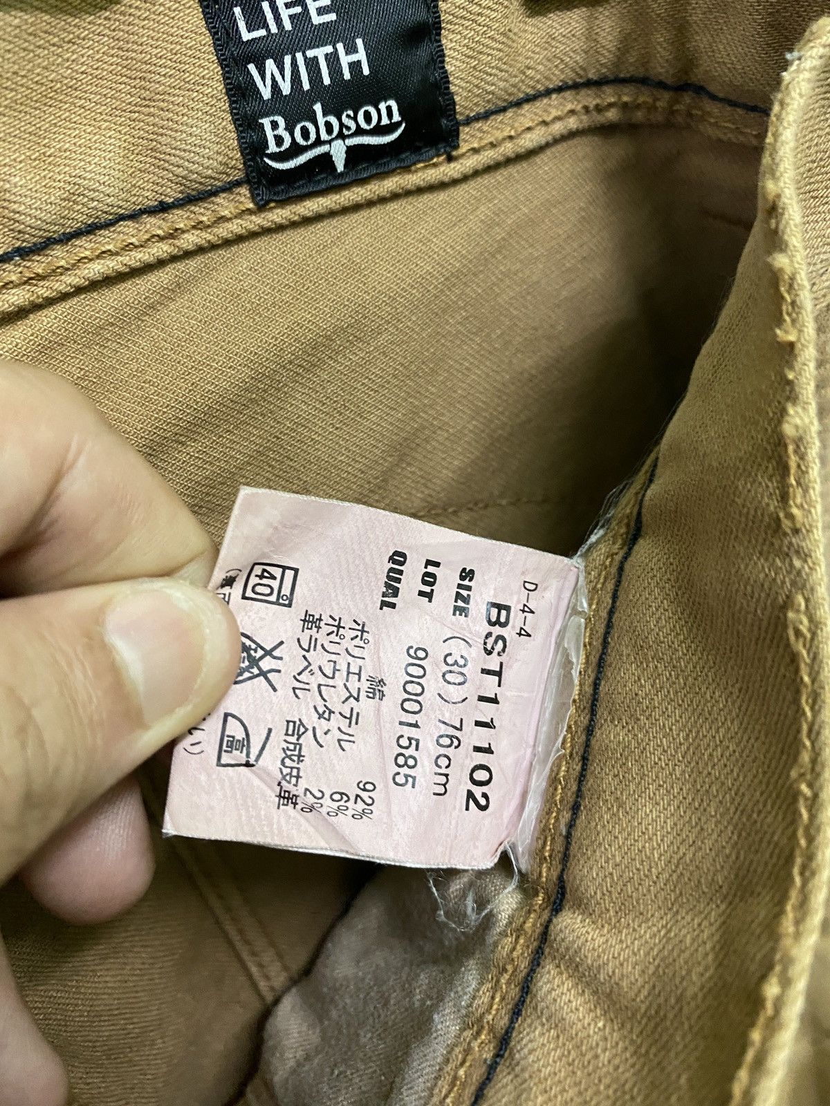 Japanese Brand × Vintage Japanese BOBSON Nice Design Distressed Pants Size US 30 / EU 46 - 23 Thumbnail