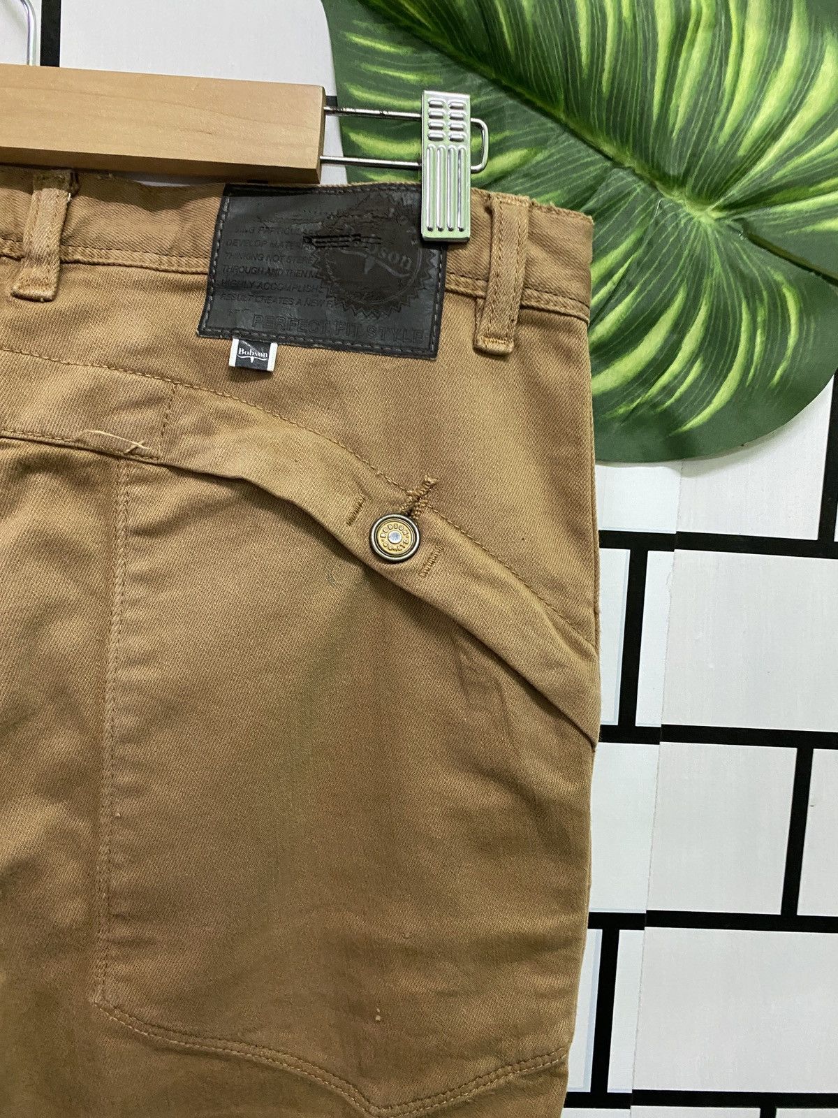 Japanese Brand × Vintage Japanese BOBSON Nice Design Distressed Pants Size US 30 / EU 46 - 15 Thumbnail