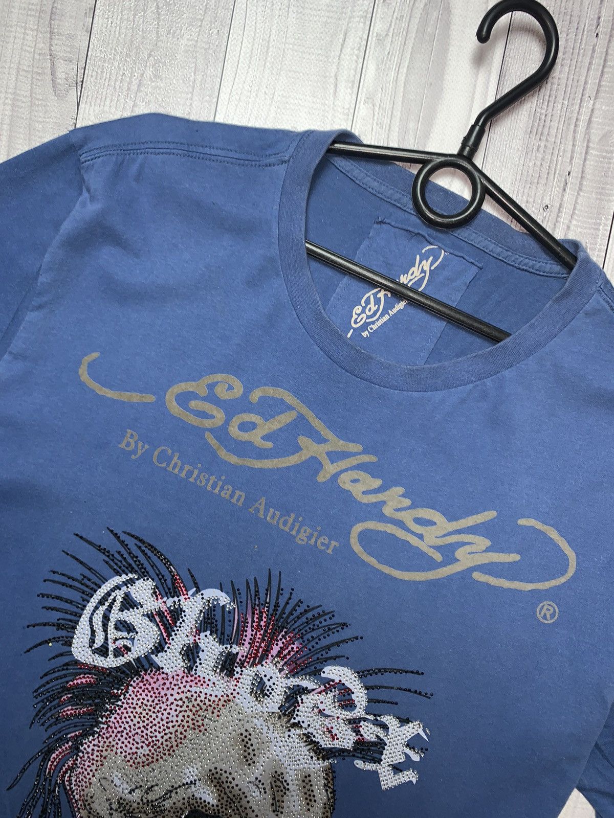 Ed Hardy × Vintage Ed Hardy Tee by Cristian audigier Size US M / EU 48-50 / 2 - 2 Thumbnail