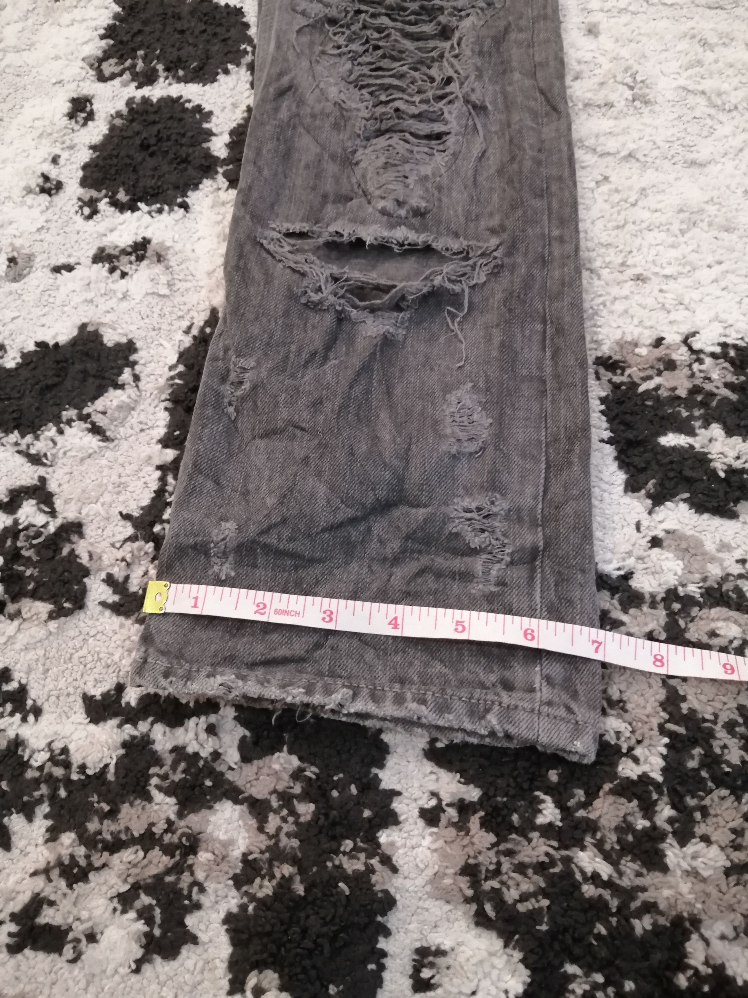 If Six Was Nine Vintage RNA Japan Damage Look Undercover Style Jeans Size US 31 - 16 Thumbnail