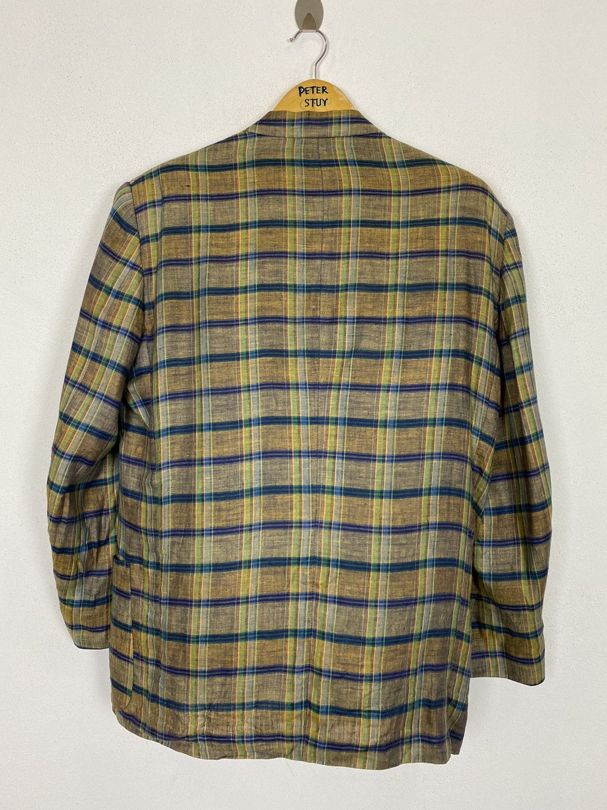 Designer × Flannel ALBERT-MAXIME GRASSIAN MILANO FLANNEL BLAZER Size US L / EU 52-54 / 3 - 6 Thumbnail