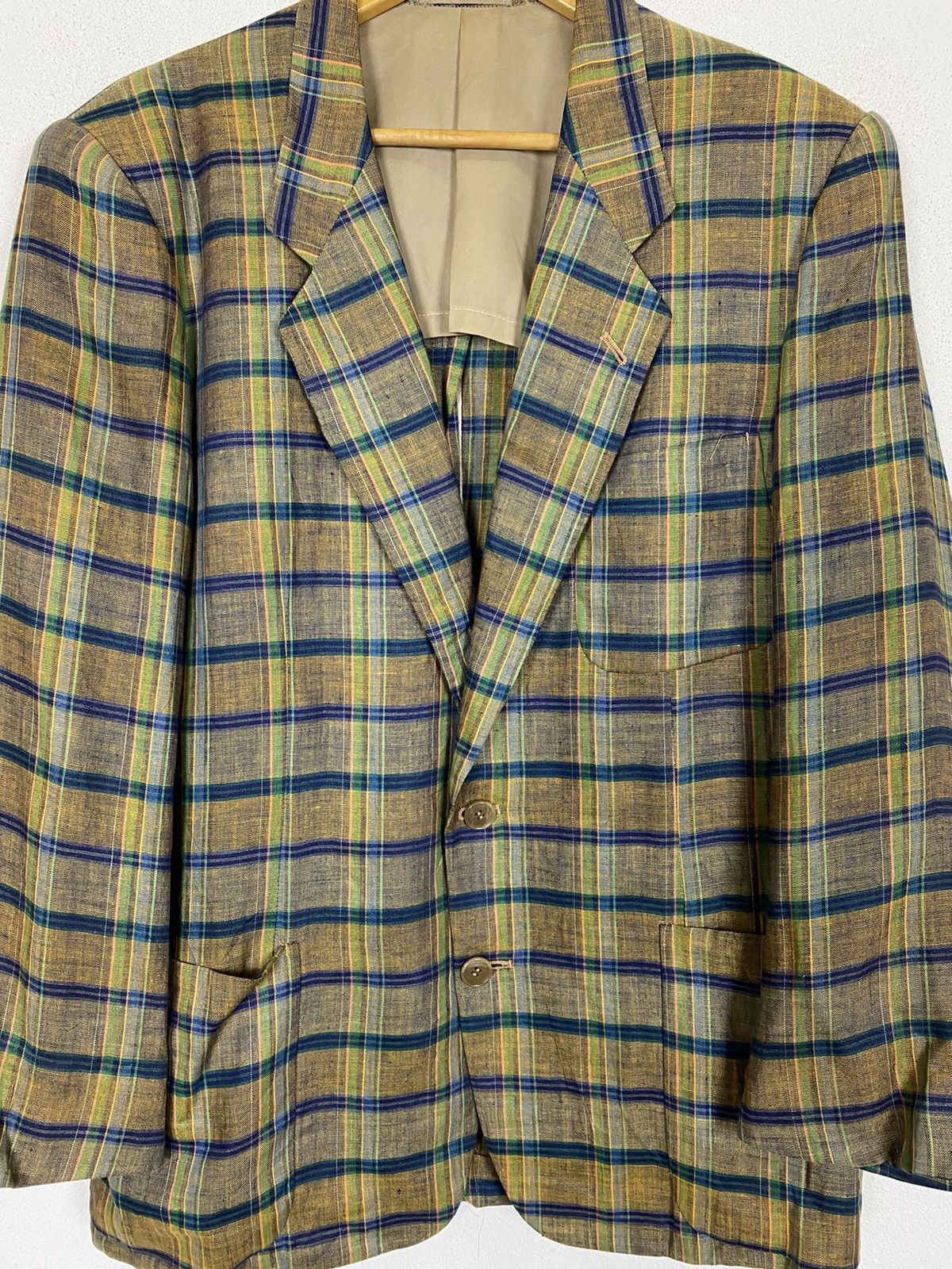 Designer × Flannel ALBERT-MAXIME GRASSIAN MILANO FLANNEL BLAZER Size US L / EU 52-54 / 3 - 5 Thumbnail