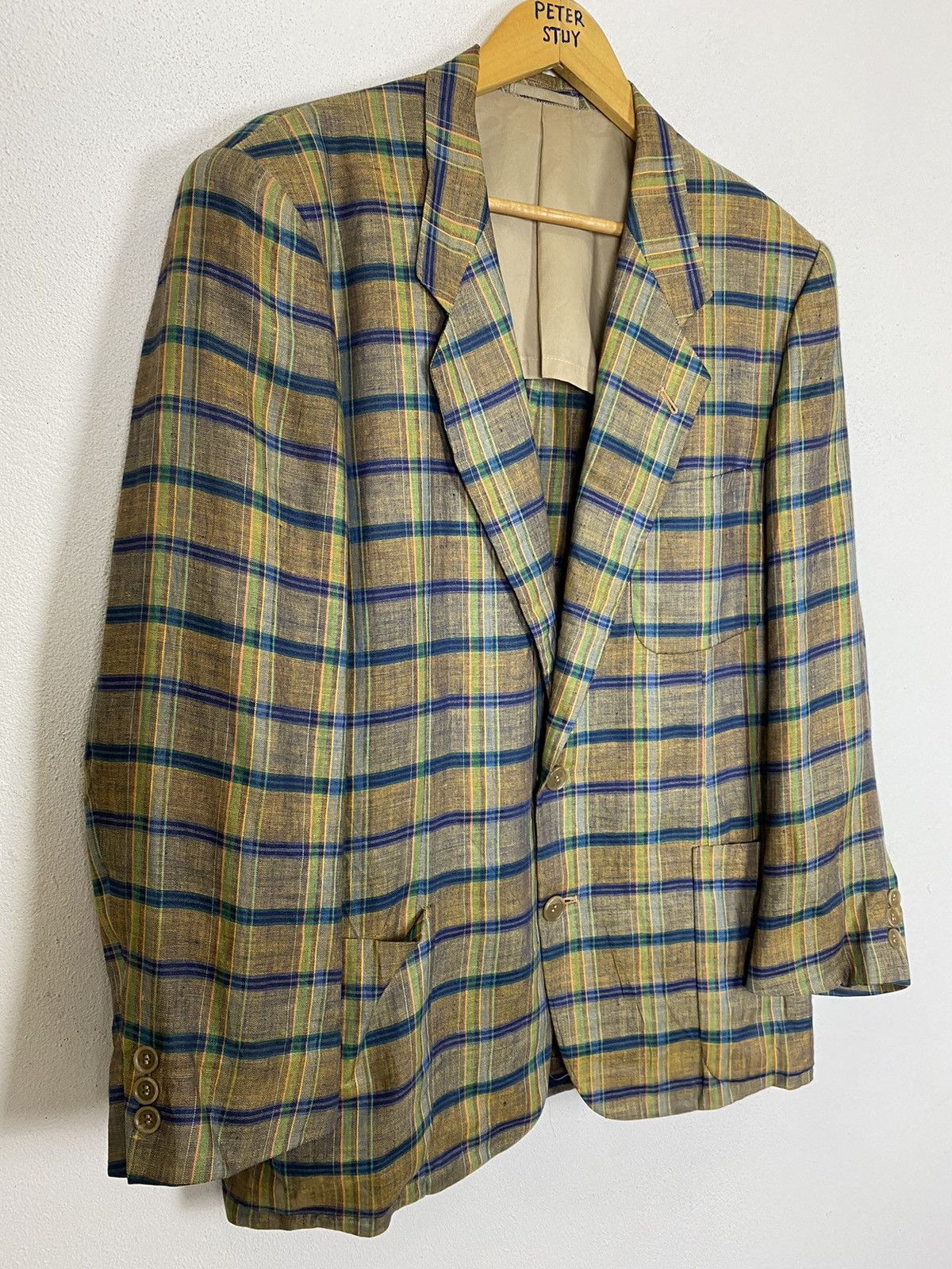 Designer × Flannel ALBERT-MAXIME GRASSIAN MILANO FLANNEL BLAZER Size US L / EU 52-54 / 3 - 4 Thumbnail