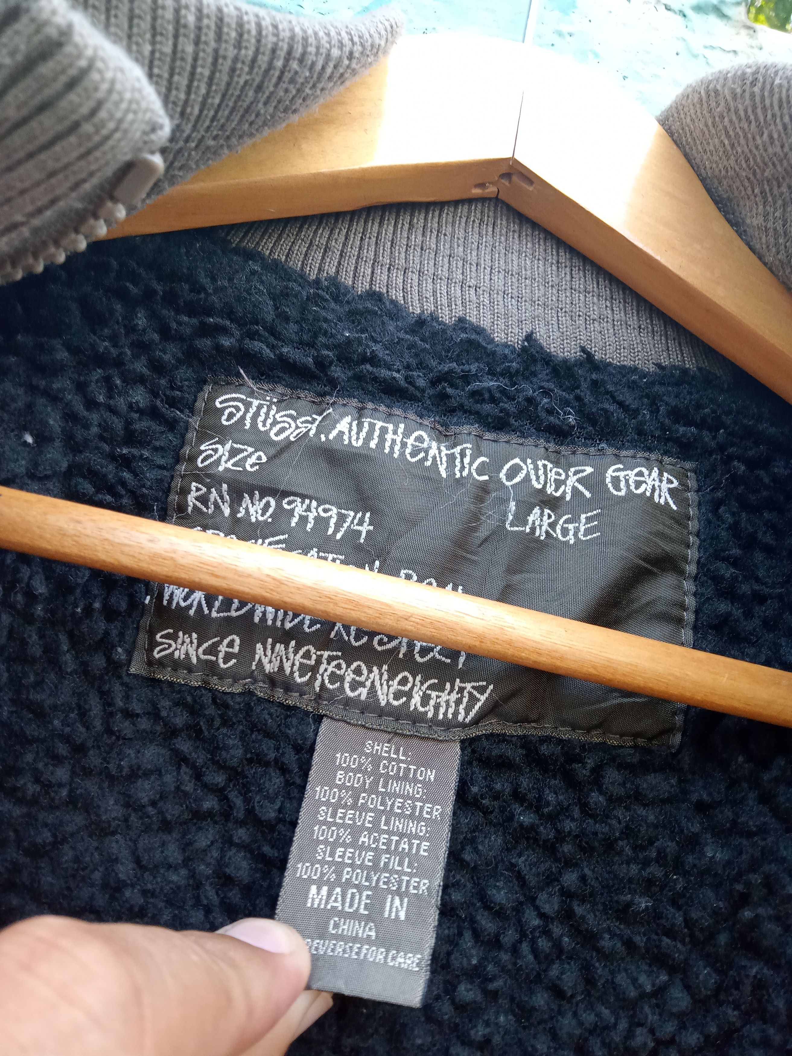Stussy Stussy Bomber Fleece Jacket Size US L / EU 52-54 / 3 - 4 Thumbnail