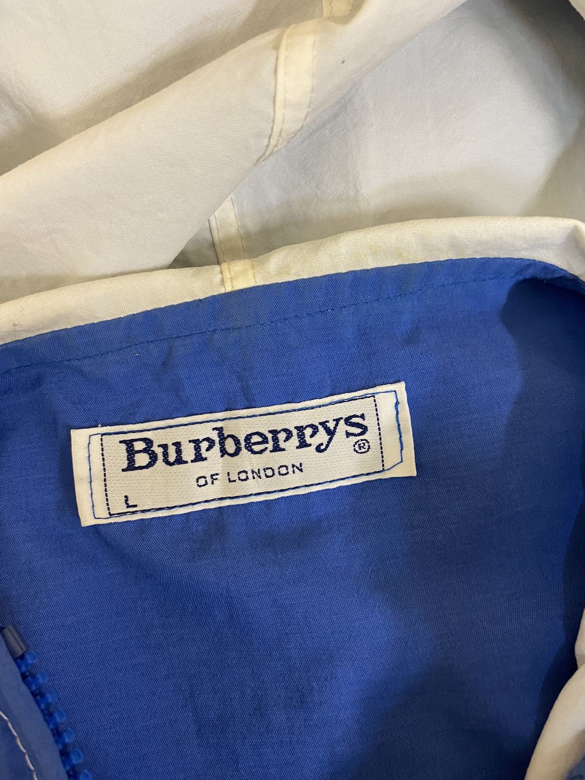 Burberry × Designer × Vintage Vintage Burberrys Casual Jacket Zipper-Hoddies Size US L / EU 52-54 / 3 - 5 Thumbnail