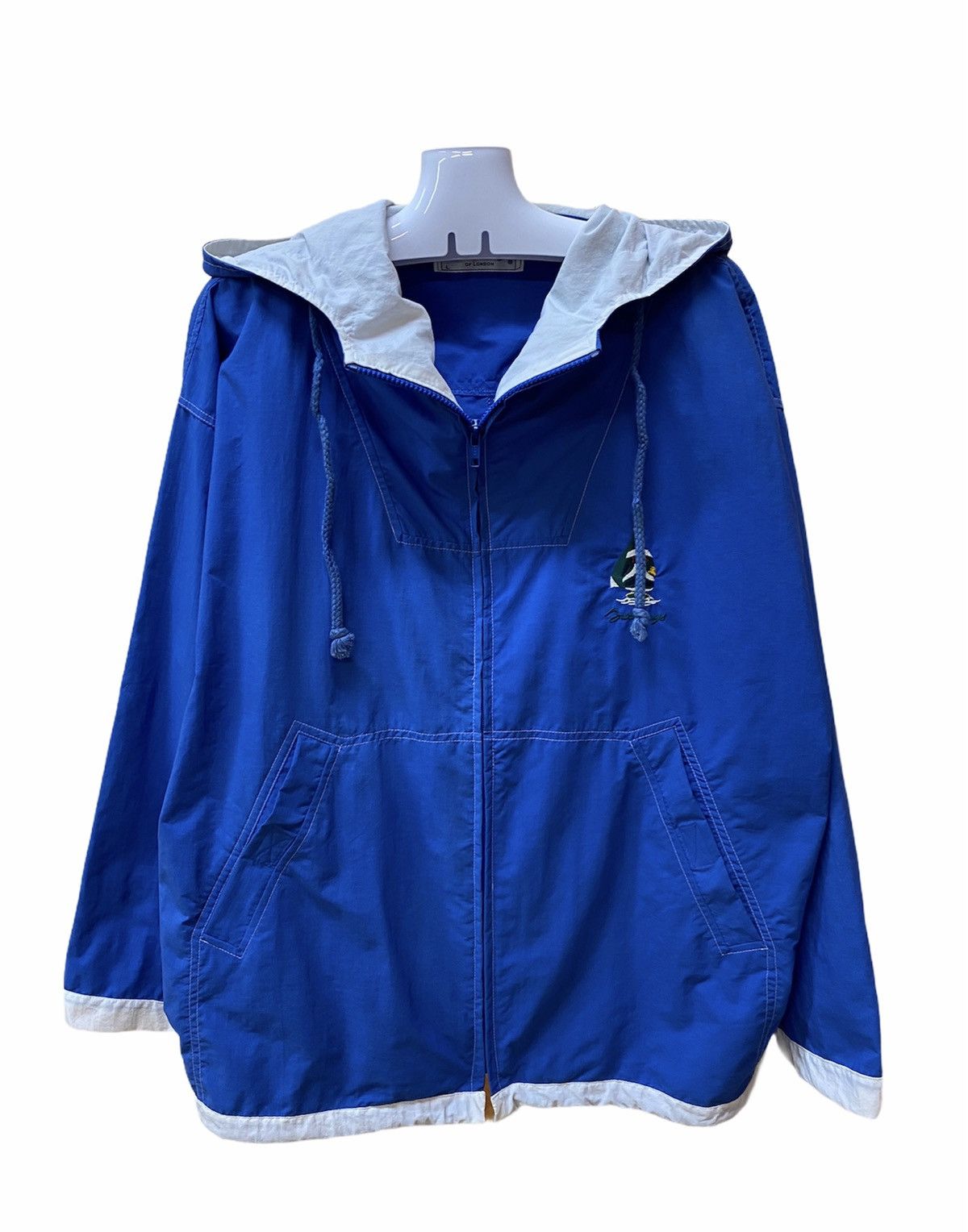 Burberry × Designer × Vintage Vintage Burberrys Casual Jacket Zipper-Hoddies Size US L / EU 52-54 / 3 - 1 Thumbnail