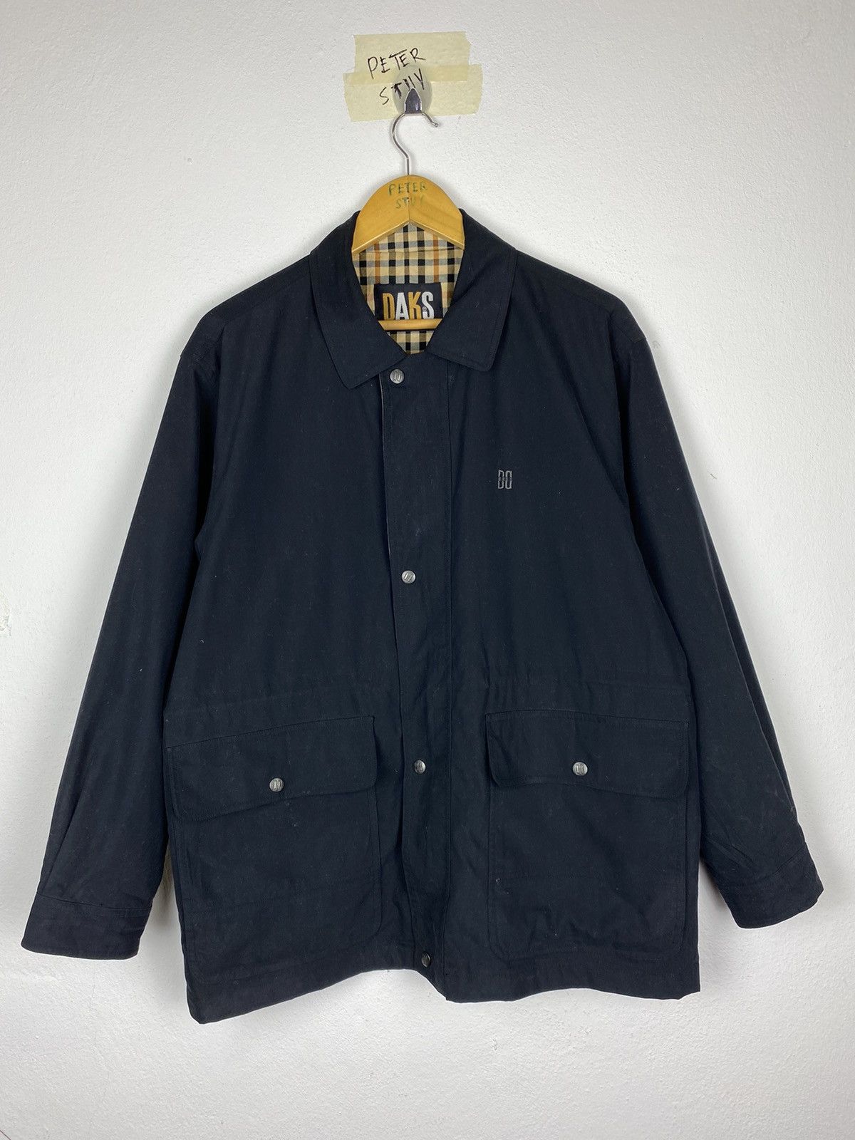 DAKS × Designer 🔥Dark London Novacheck Lining Jacket - Zip Broken Size US L / EU 52-54 / 3 - 2 Thumbnail