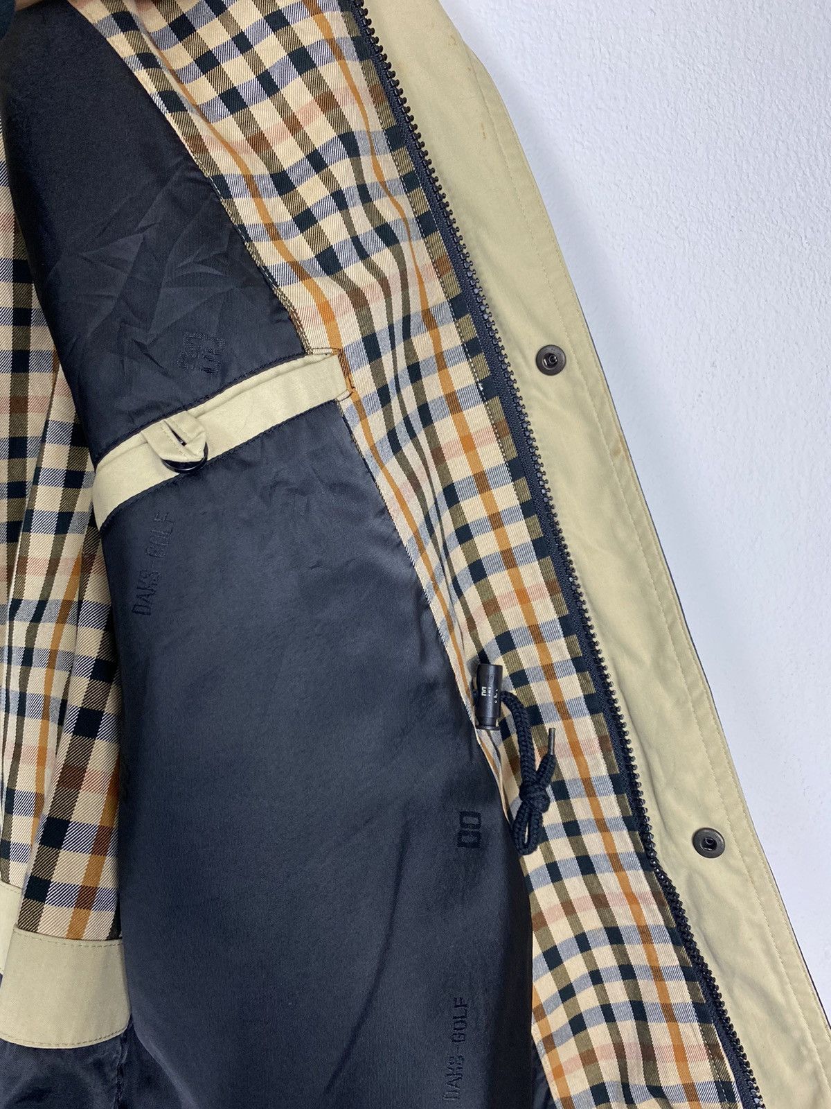 DAKS × Designer 🔥Dark London Novacheck Lining Jacket - Zip Broken Size US L / EU 52-54 / 3 - 8 Thumbnail