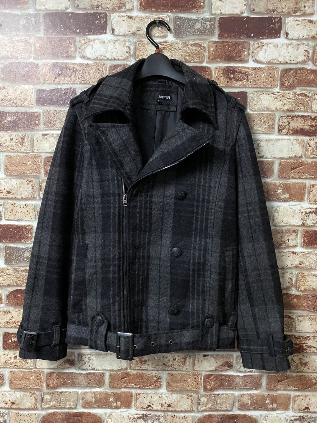 Designer × Japanese Brand DIVINER BIKER JACKET NICE STYLE Size US L / EU 52-54 / 3 - 2 Thumbnail