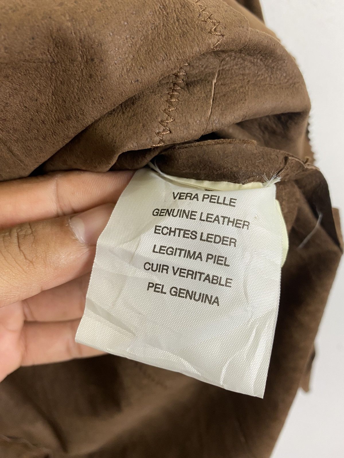 Designer × Leather MARINA SPORT LEATHER JACKET Size US L / EU 52-54 / 3 - 7 Thumbnail