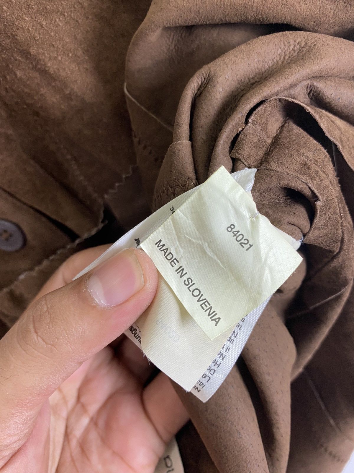 Designer × Leather MARINA SPORT LEATHER JACKET Size US L / EU 52-54 / 3 - 9 Thumbnail