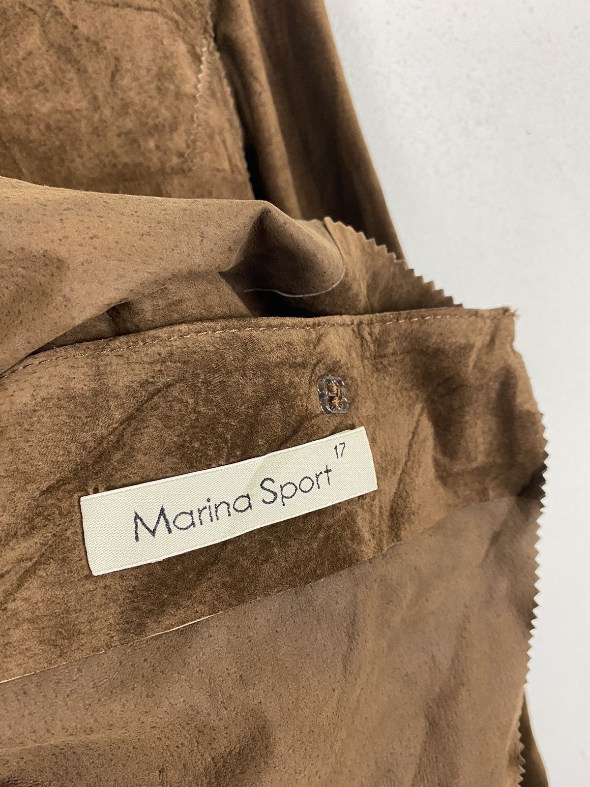 Designer × Leather MARINA SPORT LEATHER JACKET Size US L / EU 52-54 / 3 - 6 Thumbnail