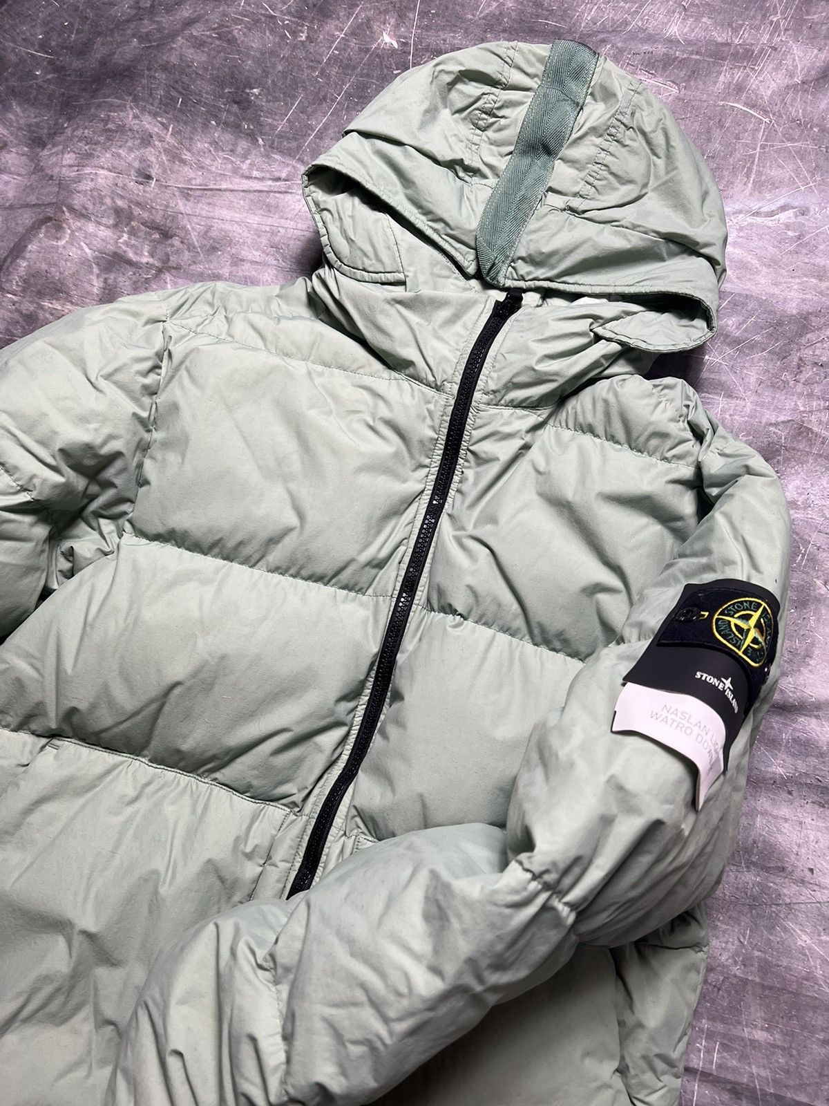 Stone Island Stone Island 44132 Naslan Light Watro Down Jacket Size US XXL / EU 58 / 5 - 4 Thumbnail