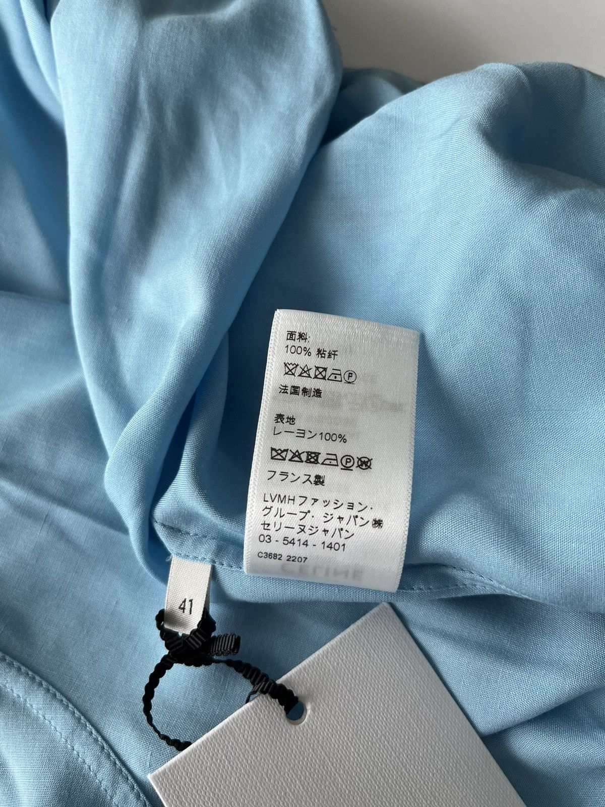 Celine × Hedi Slimane Rare Super Runway Celine by Hedi Logo Brand New Shirt Size US L / EU 52-54 / 3 - 10 Thumbnail