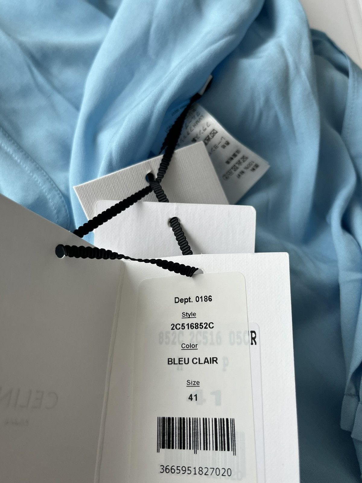 Celine × Hedi Slimane Rare Super Runway Celine by Hedi Logo Brand New Shirt Size US L / EU 52-54 / 3 - 7 Thumbnail