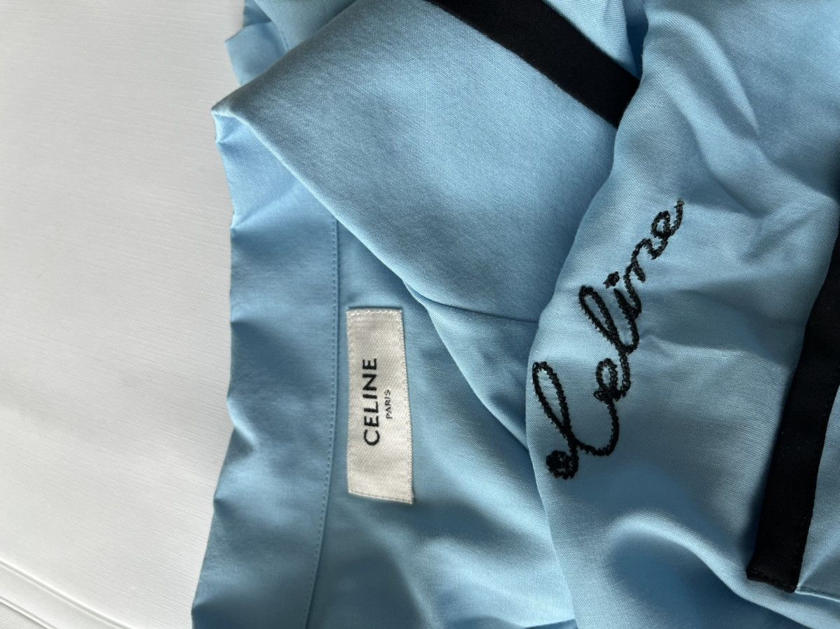 Celine × Hedi Slimane Rare Super Runway Celine by Hedi Logo Brand New Shirt Size US L / EU 52-54 / 3 - 11 Thumbnail