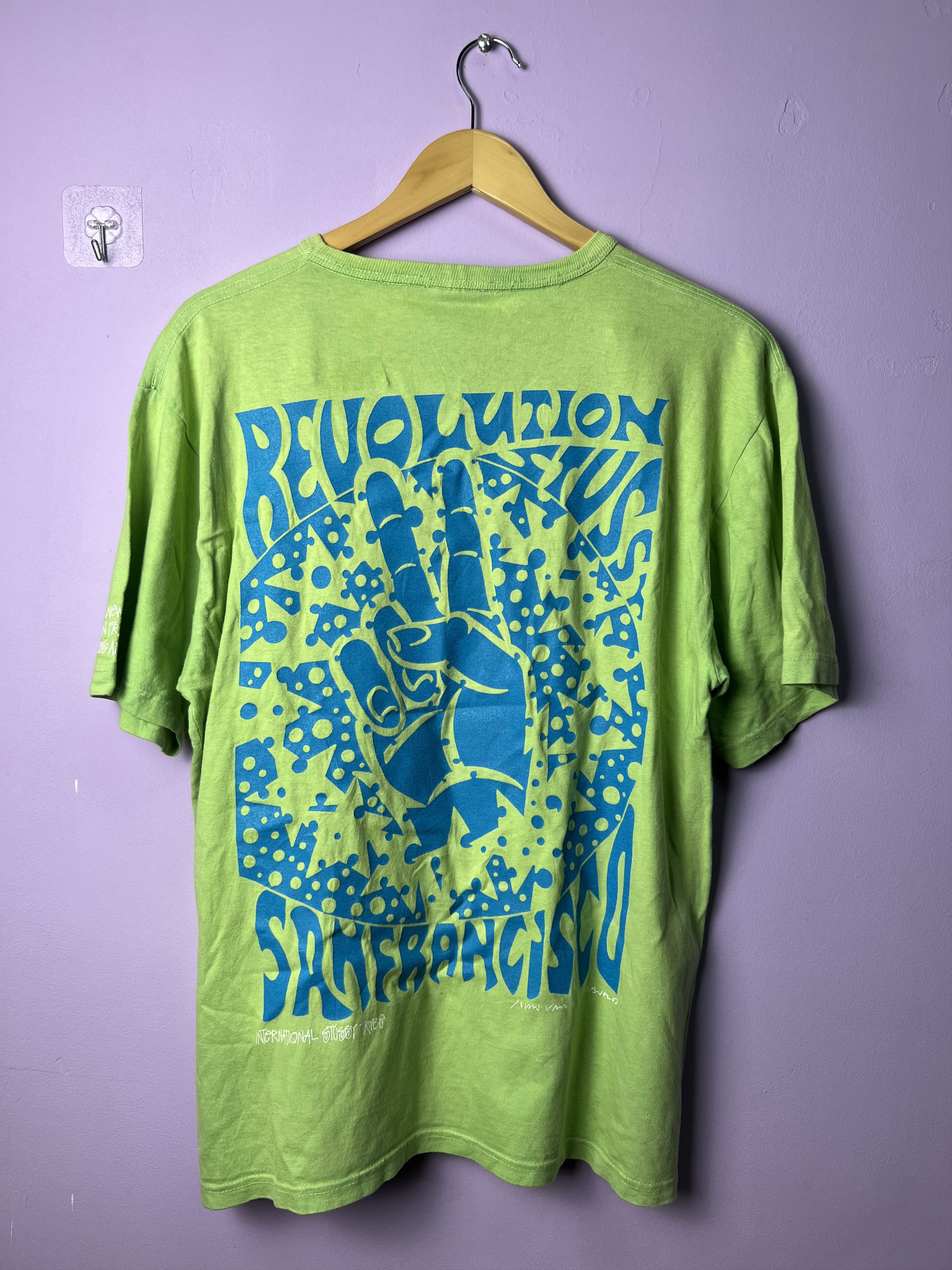 🔥Rare Vintage Stussy Revolution Peace Tees