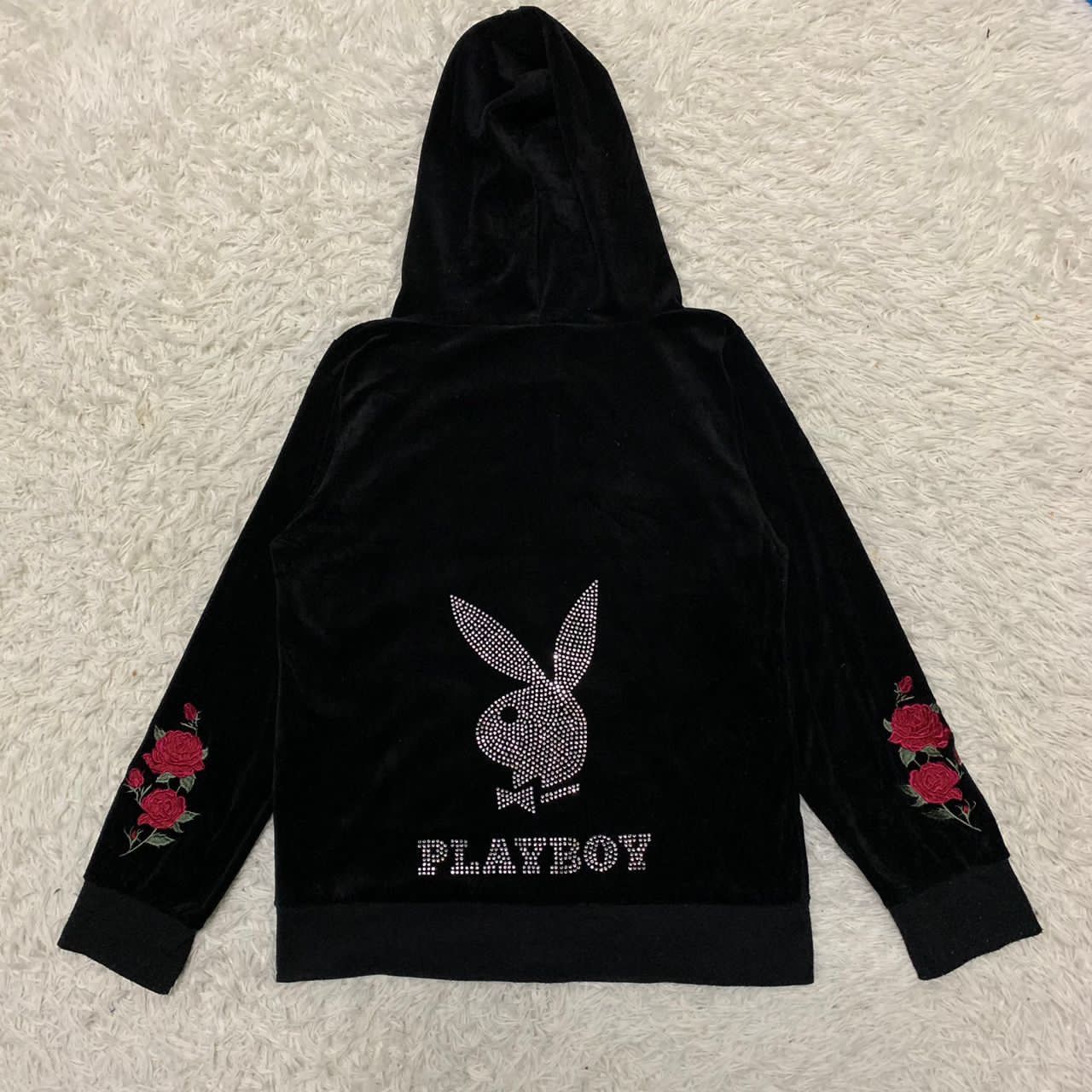 image of Playboy Bunny Hoodie Jacket, Women's (Size Small)