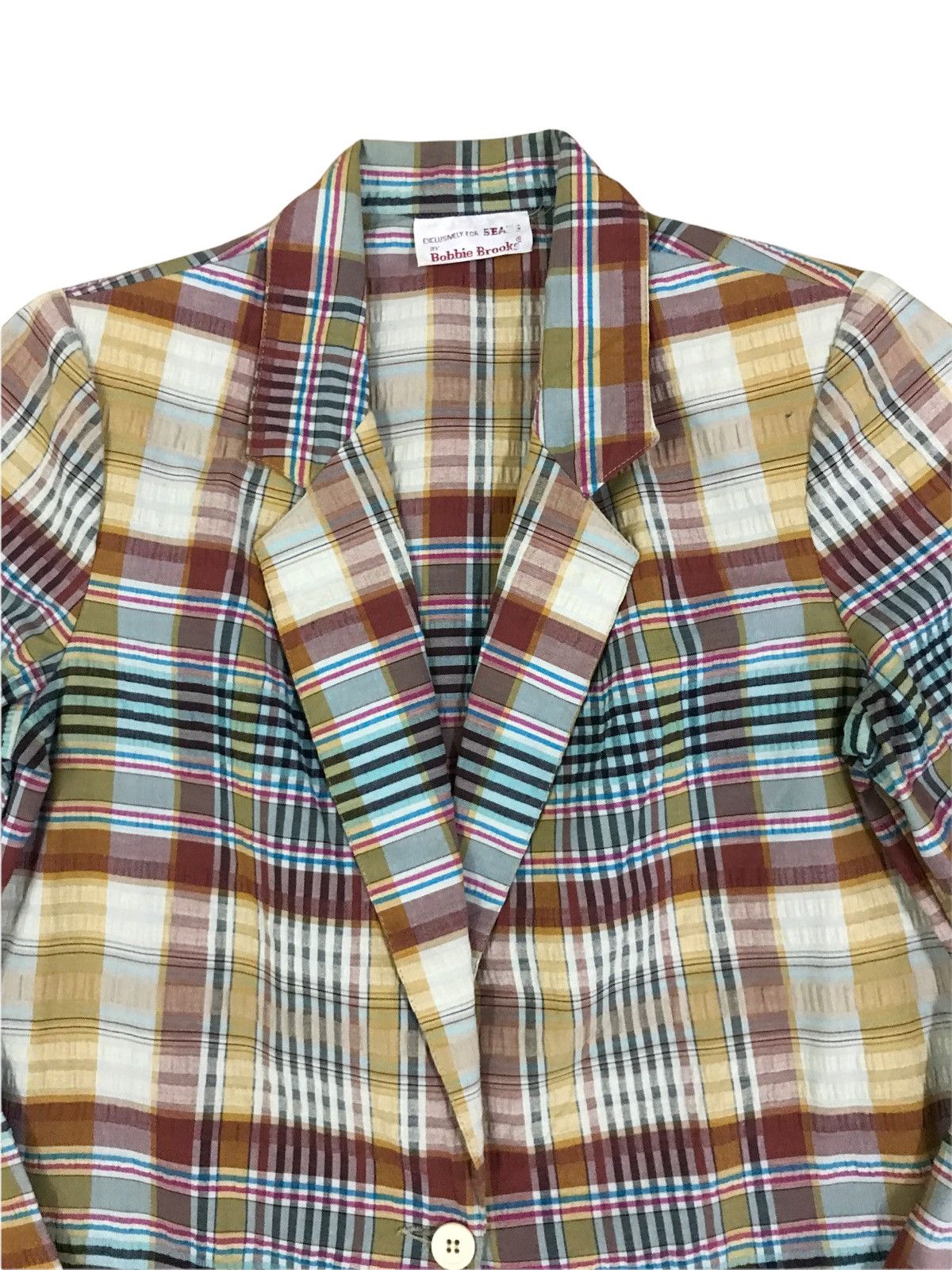 Sears × Vintage Vintage Exclusive For Sears by Bobby Brooks Plaid Jacket Size US S / EU 44-46 / 1 - 3 Thumbnail