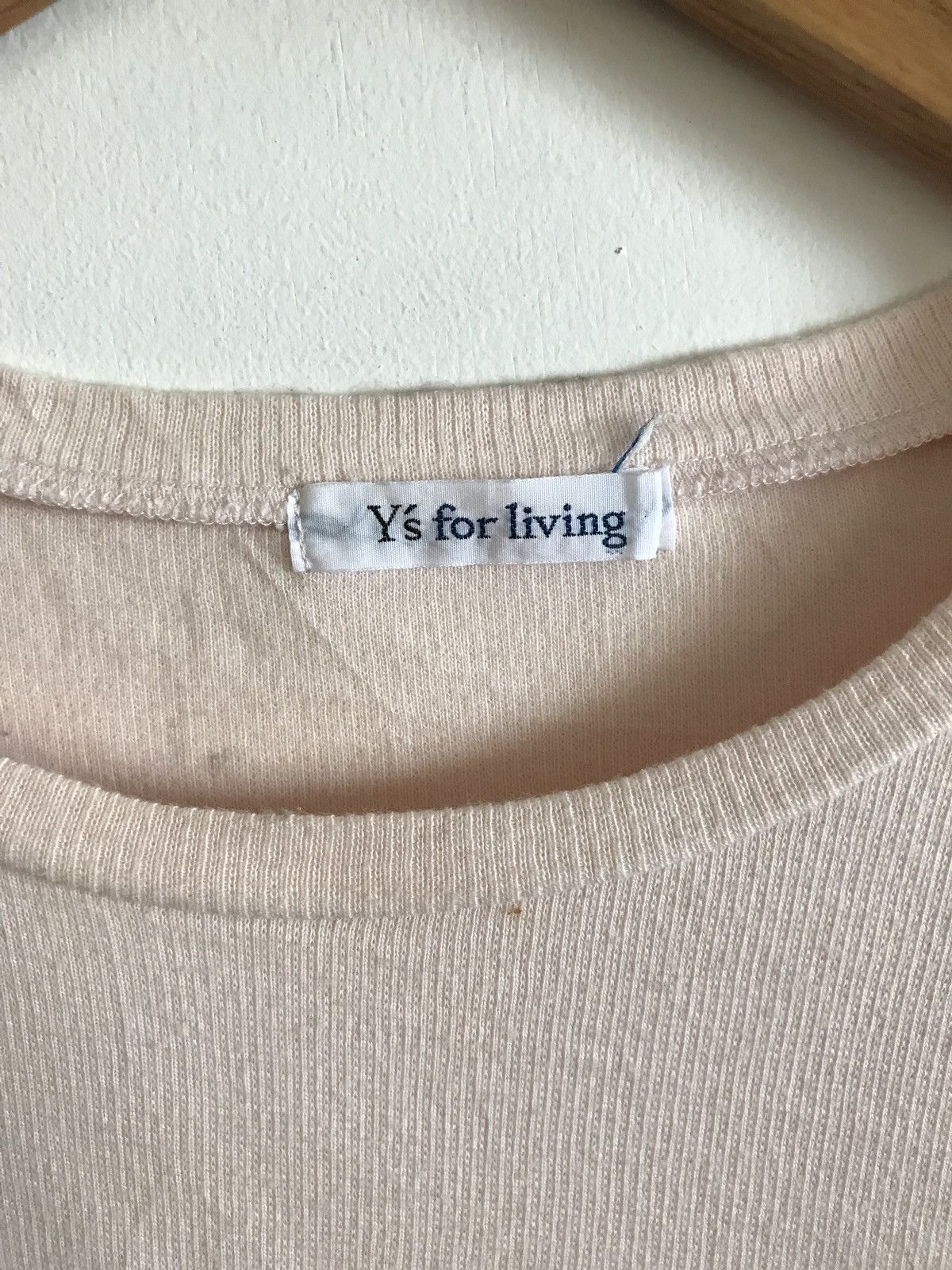 Yohji Yamamoto Yohji Yamamoto Y’s For Living Light Pink Sweatshirt Size US M / EU 48-50 / 2 - 3 Thumbnail