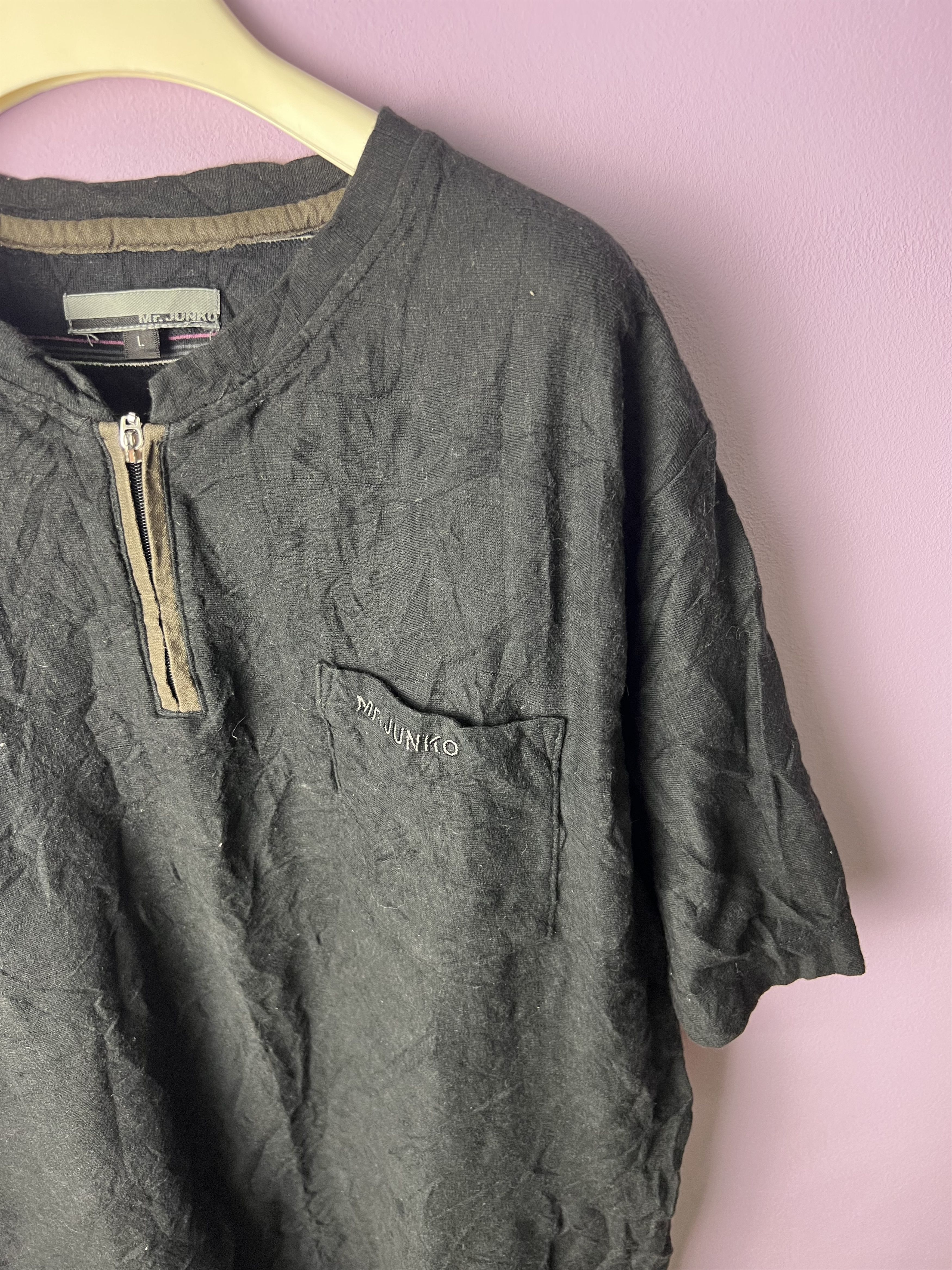 Mr. Junko 🔥Mr. Junko Zipper Tees Size US M / EU 48-50 / 2 - 5 Thumbnail
