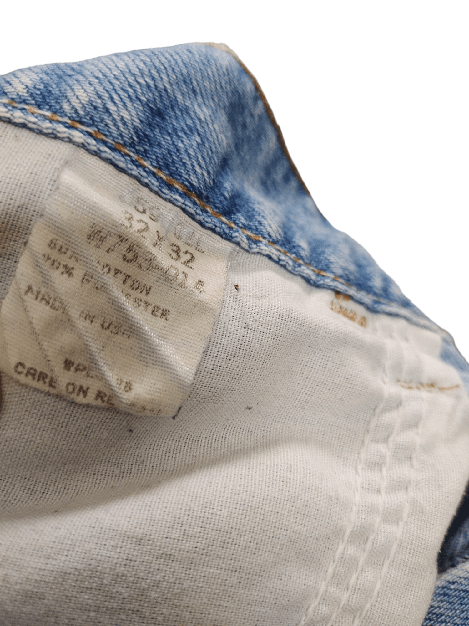 Wrangler Vintage 80s Wrangler X Anarchy Punk Logo Denim Pants Size US 31 - 13 Thumbnail
