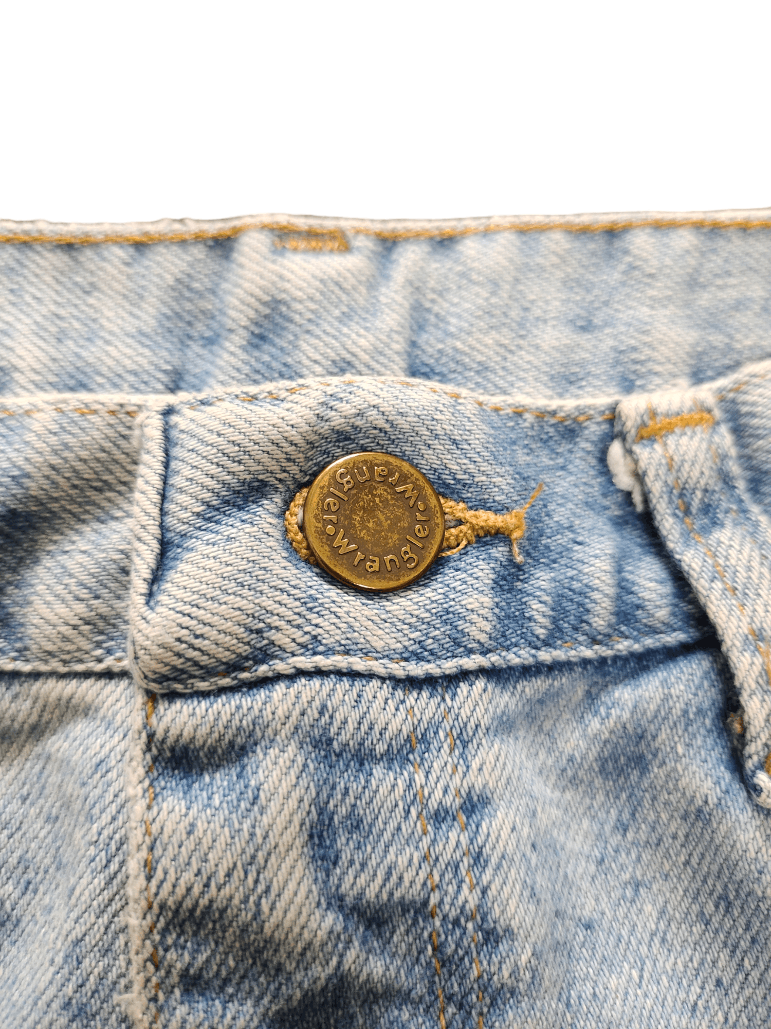 Wrangler Vintage 80s Wrangler X Anarchy Punk Logo Denim Pants Size US 31 - 12 Thumbnail