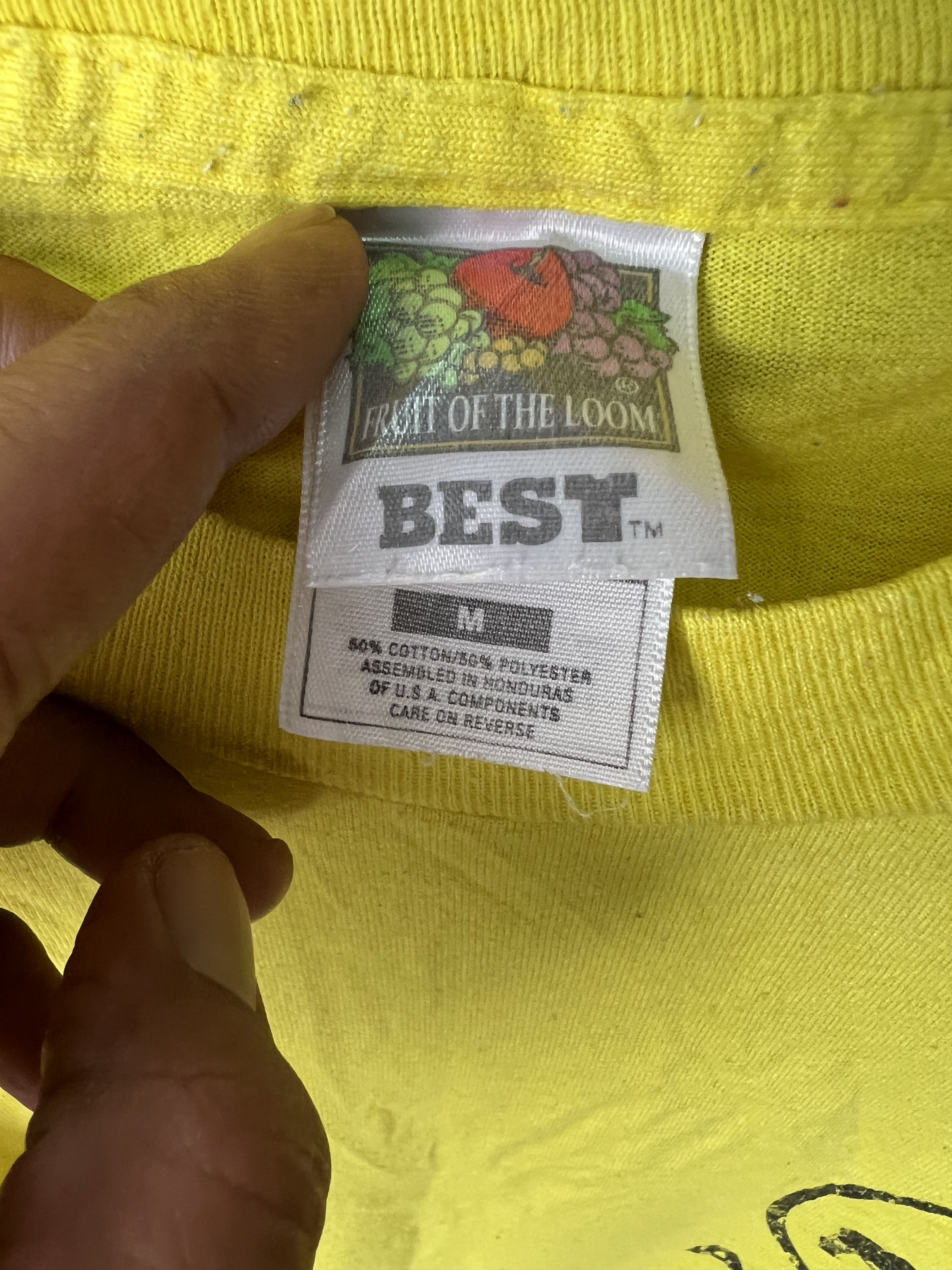 Vintage 🔥Vintage Yellow Airborn Military Scorpion Tees Size US M / EU 48-50 / 2 - 14 Thumbnail