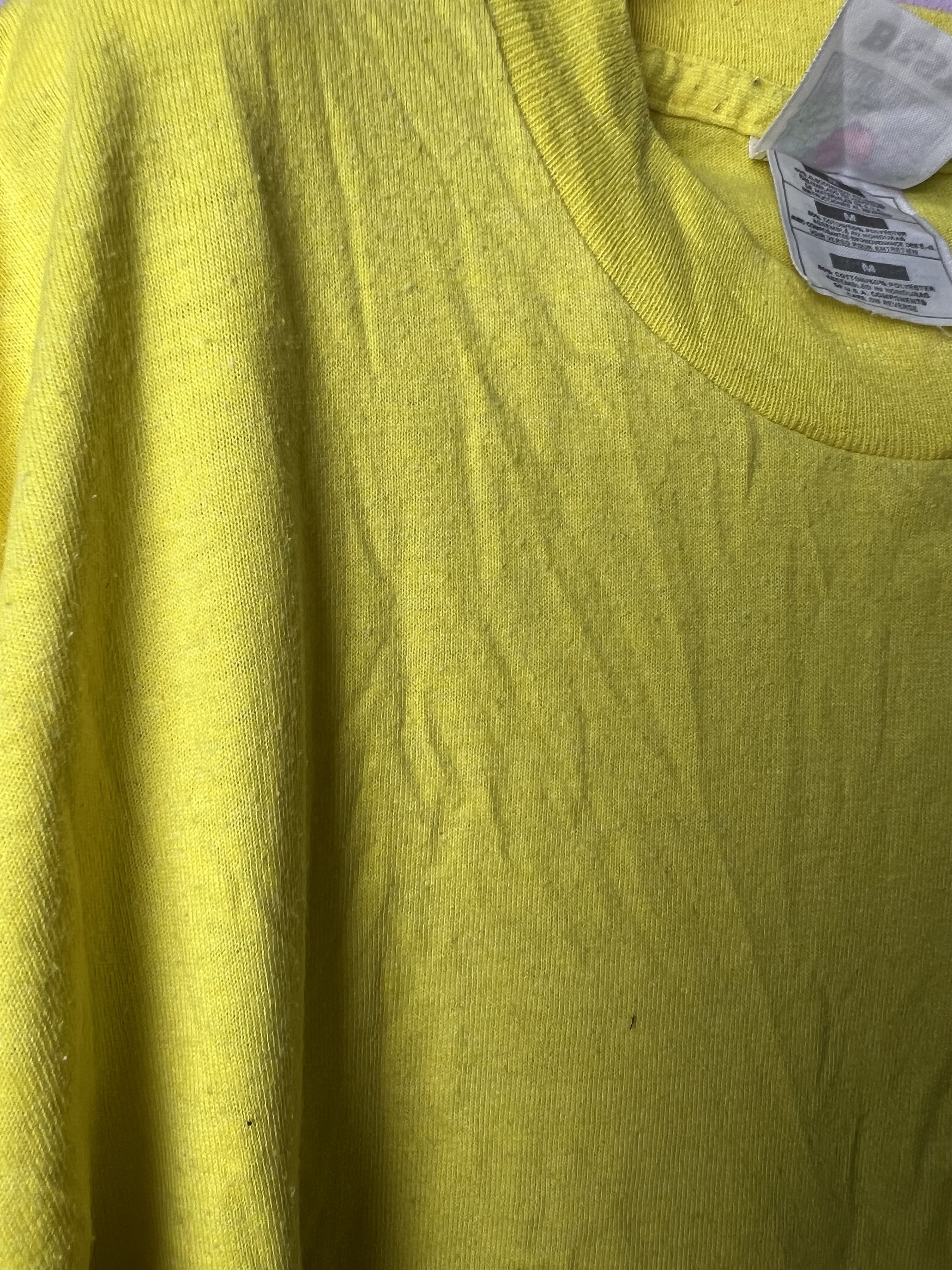 Vintage 🔥Vintage Yellow Airborn Military Scorpion Tees Size US M / EU 48-50 / 2 - 9 Thumbnail