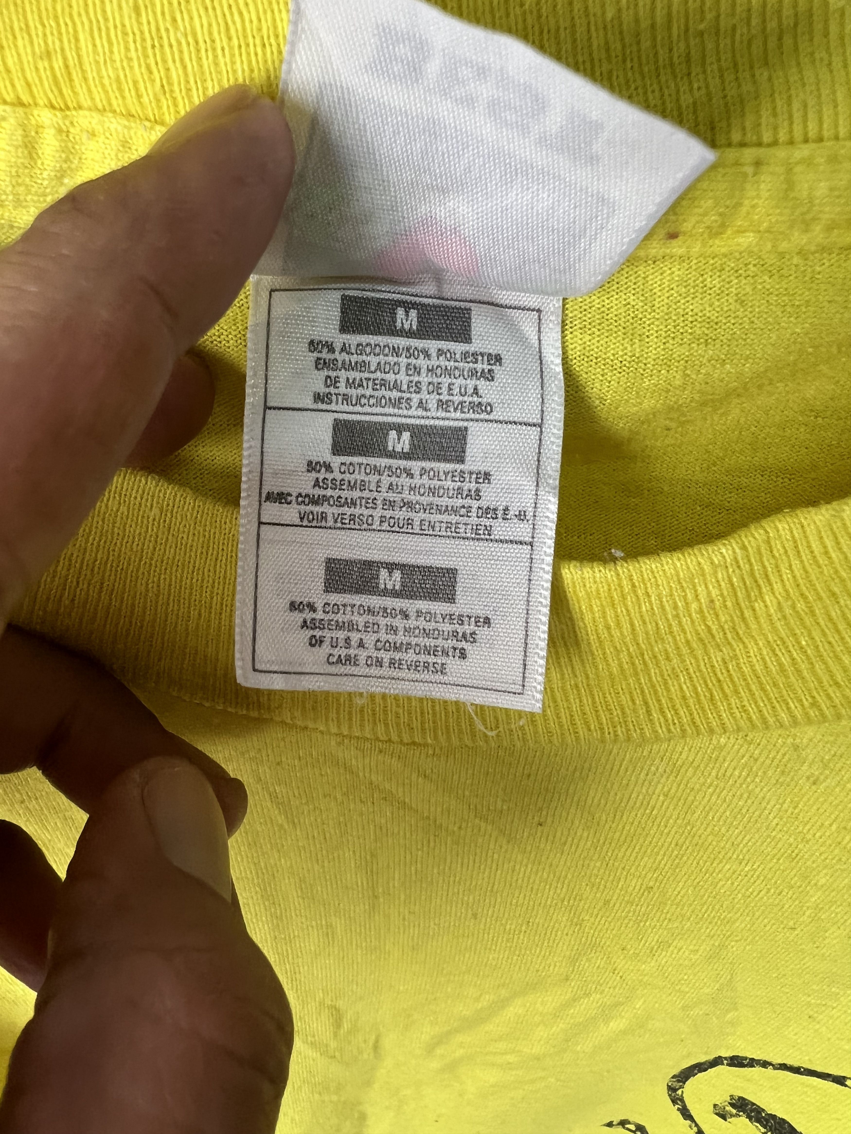 Vintage 🔥Vintage Yellow Airborn Military Scorpion Tees Size US M / EU 48-50 / 2 - 15 Thumbnail