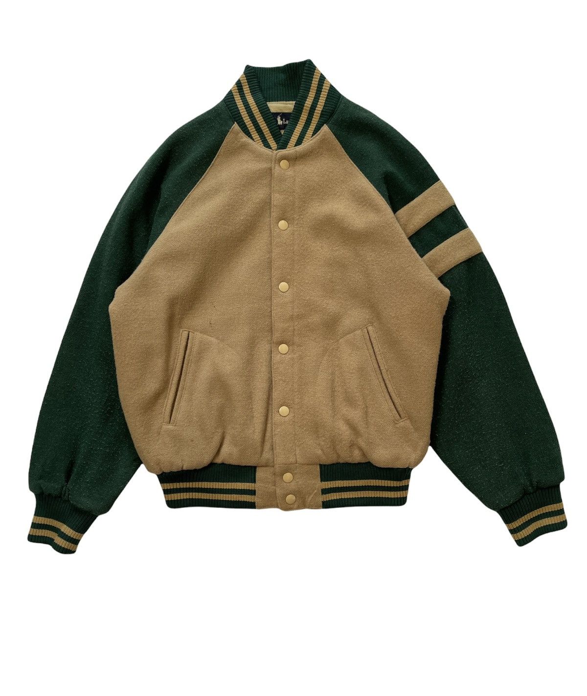 Polo Ralph Lauren VINTAGE POLO RL WOOL VARSITY JACKET Size US L / EU 52-54 / 3 - 1 Thumbnail